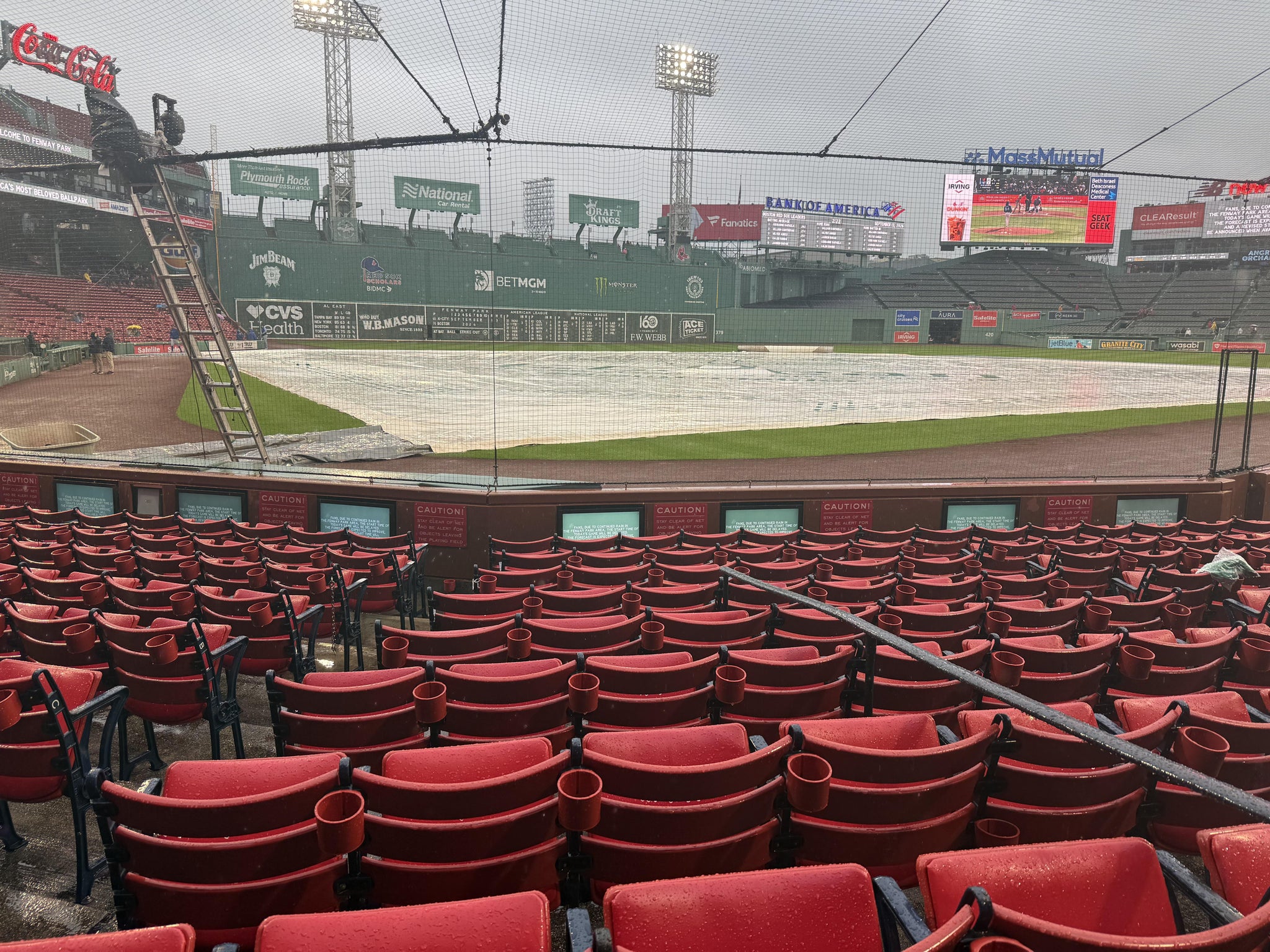 Real Fan View taken from Field Box 42 at Fenway Park by Cosme R