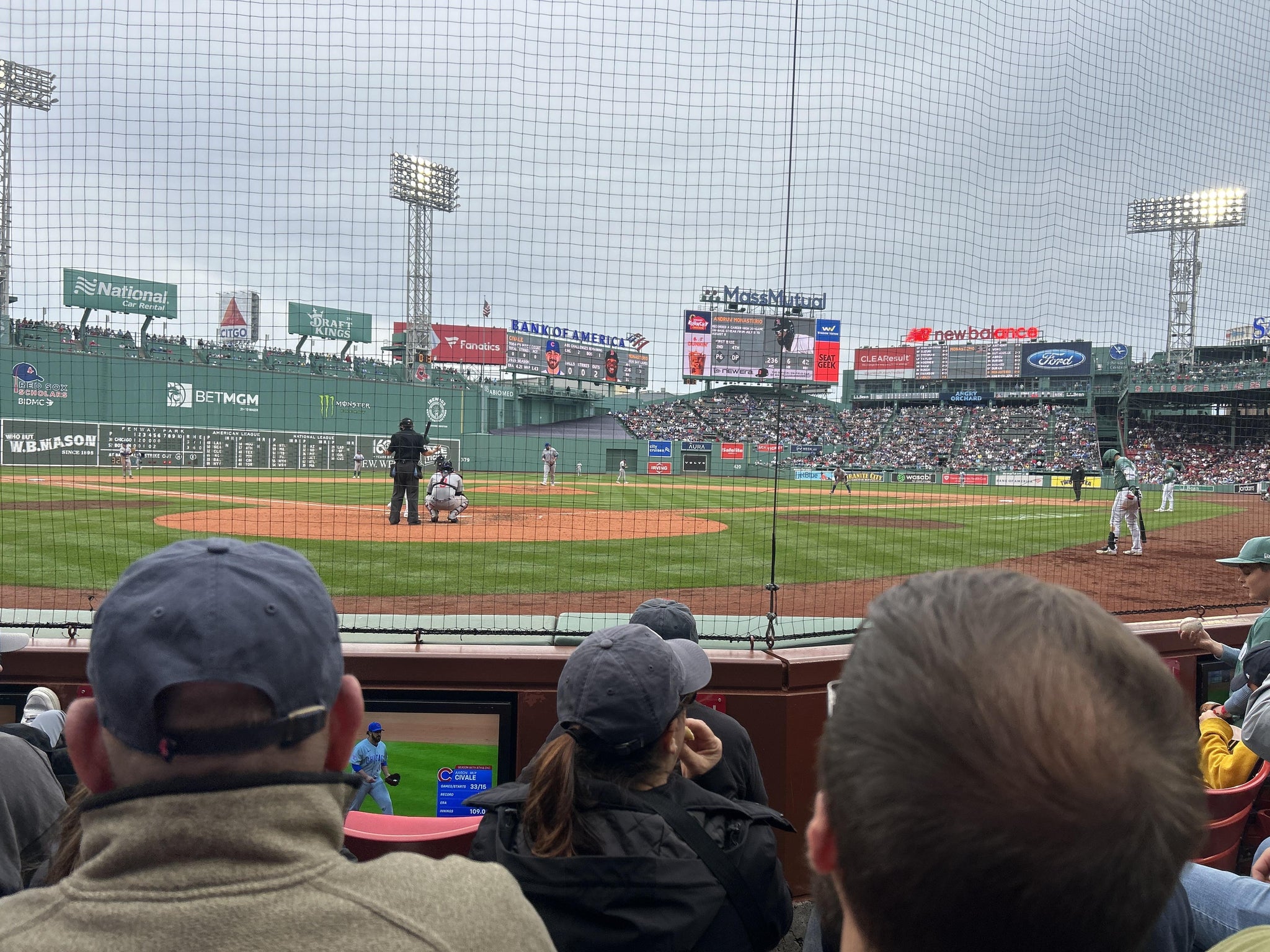 Real Fan View taken from Field Box 43 at Fenway Park by Tawny O