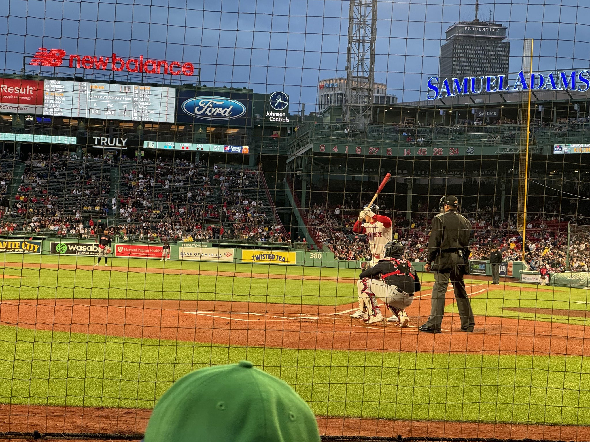 Real Fan View taken from Field Box 50 at Fenway Park by Ciro V
