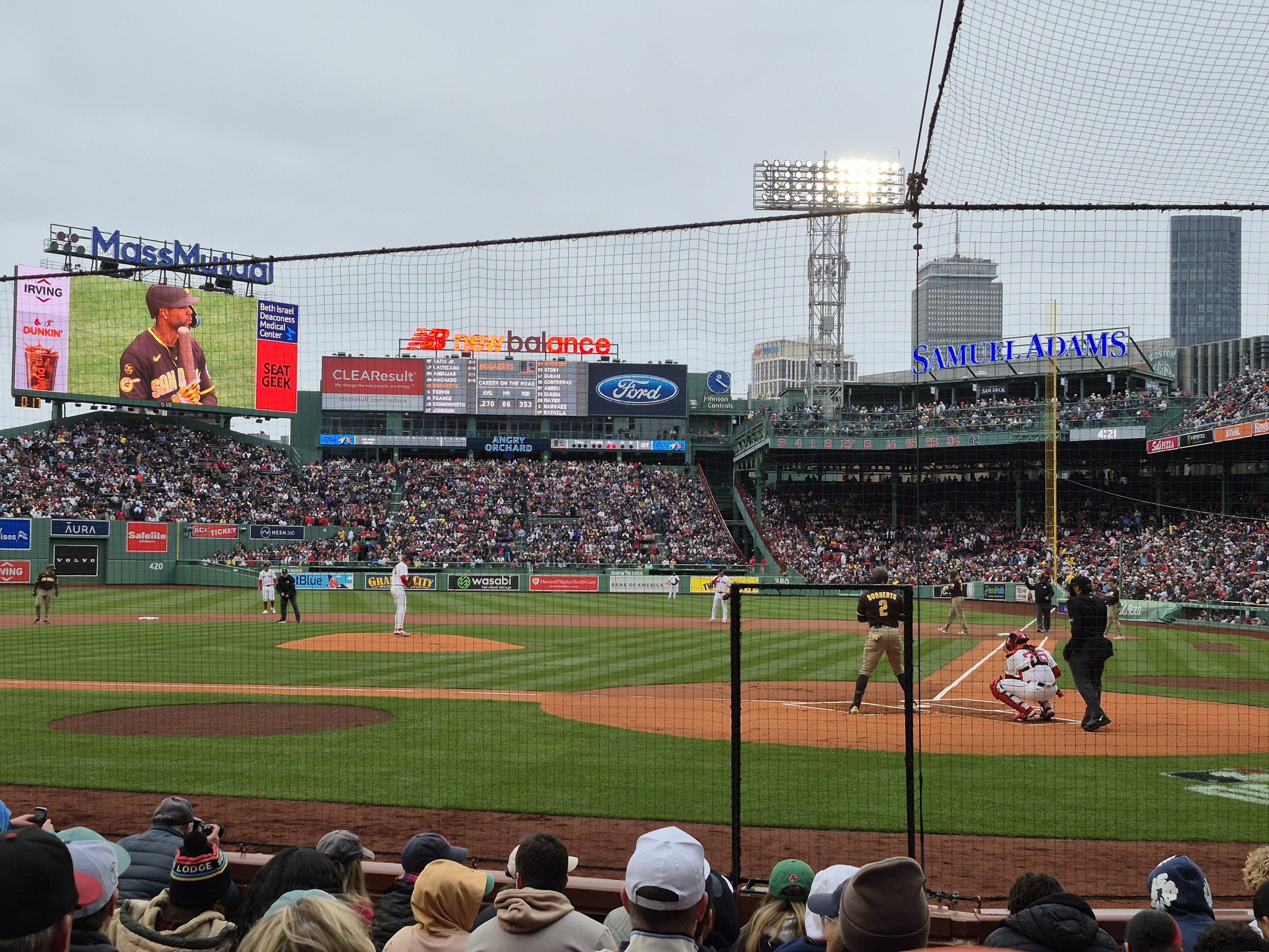 Real Fan View taken from Field Box 51 at Fenway Park by Thuc P