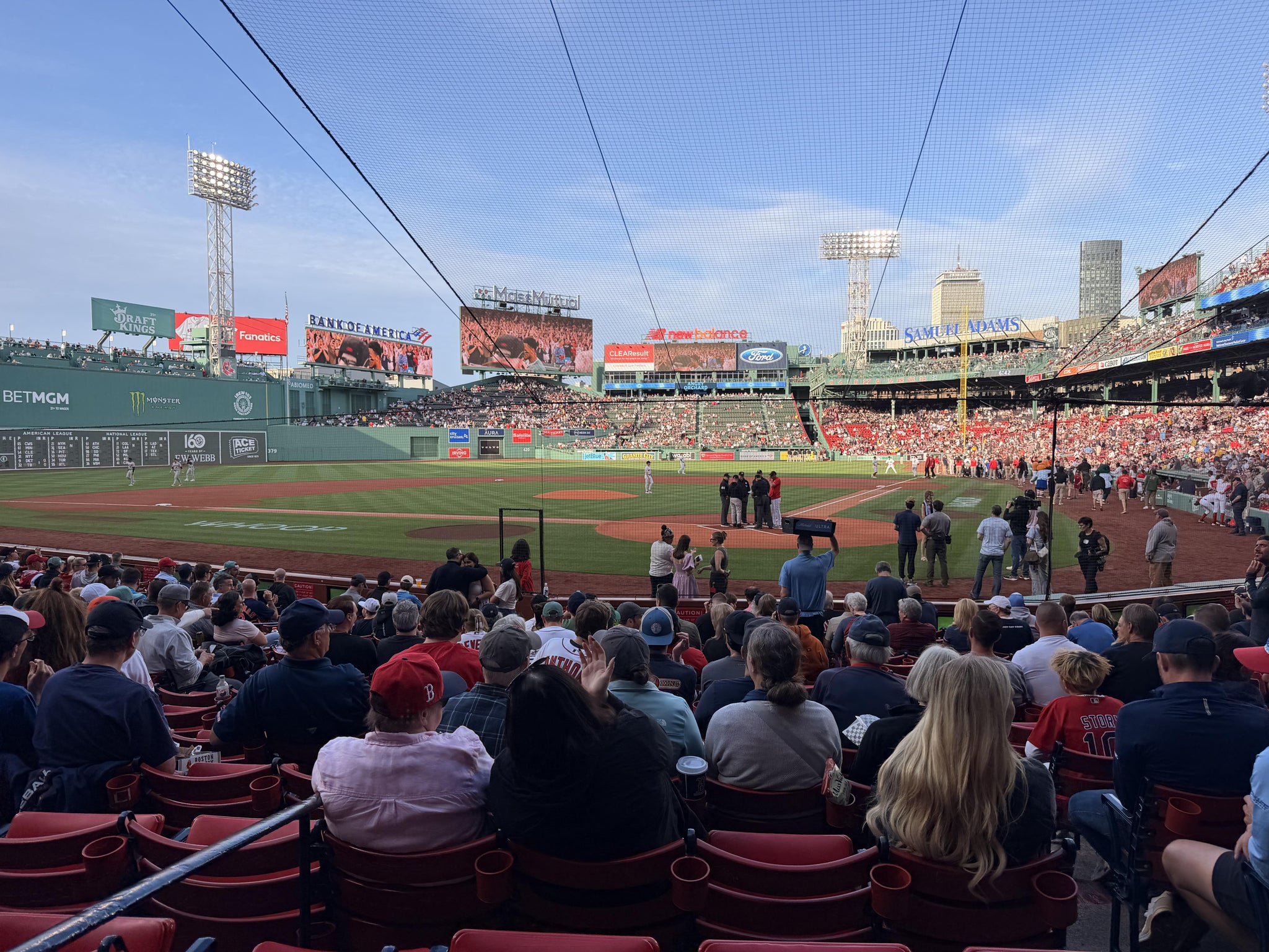 Real Fan View taken from Field Box 51 at Fenway Park by Chris L