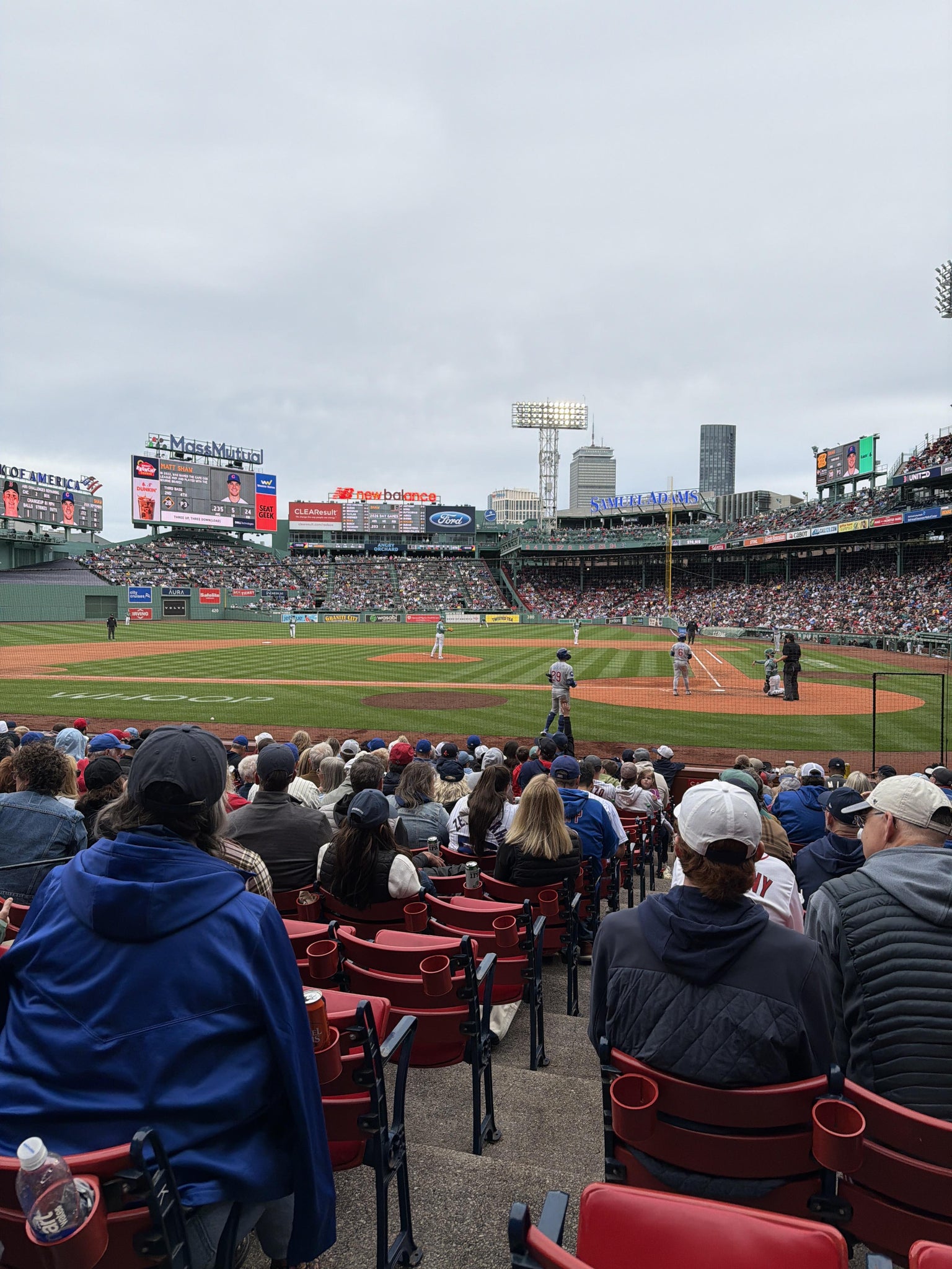 Real Fan View taken from Field Box 52 at Fenway Park by Manette B