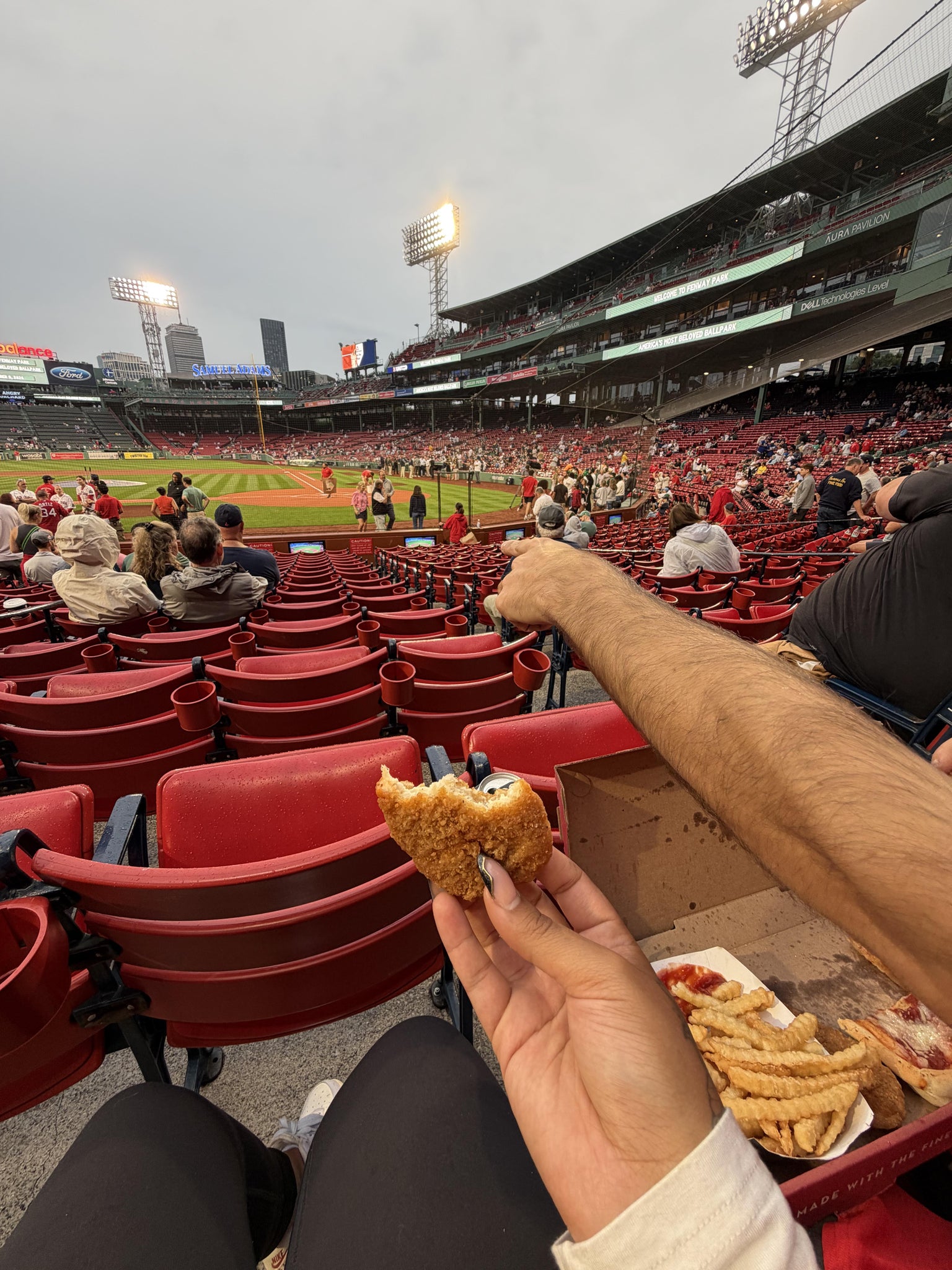 Real Fan View taken from Field Box 53 at Fenway Park by Vita M