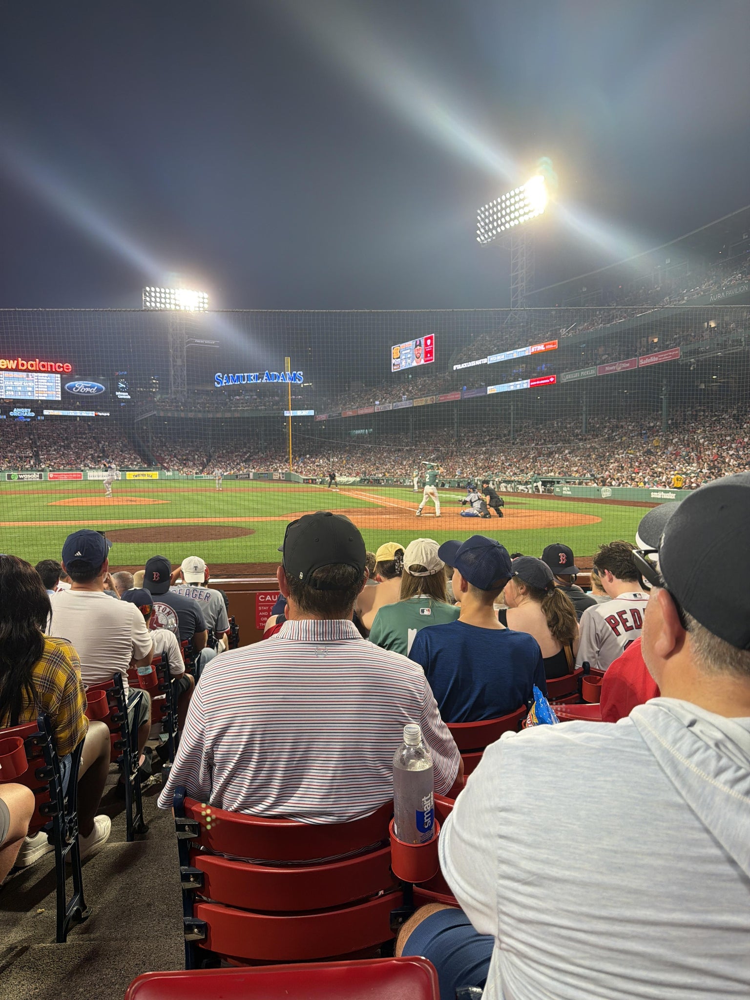 Vue réelle des fans prise de la Field Box 54 au site Fenway Park par Brooke K