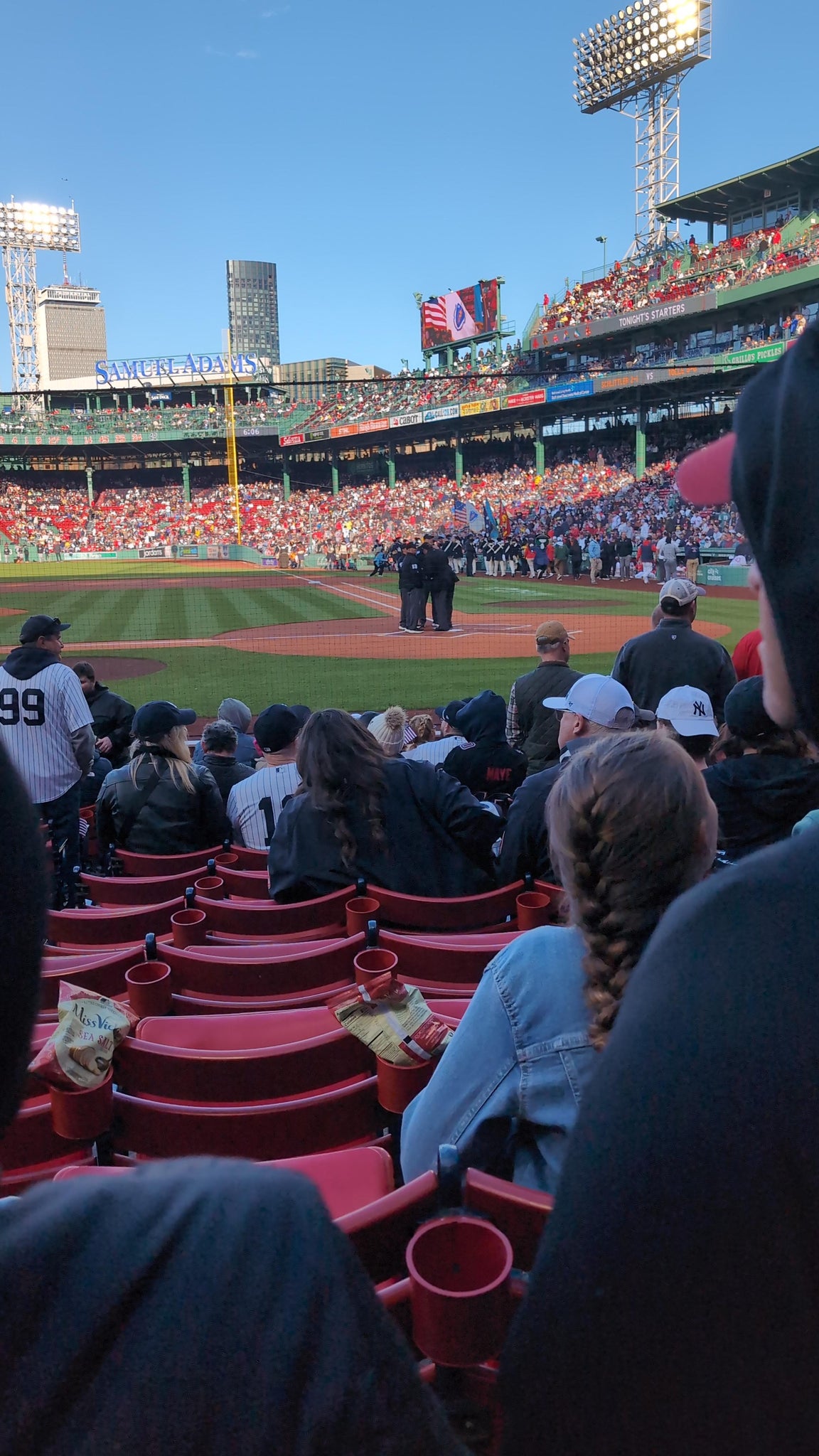 Real Fan View taken from Field Box 54 at Fenway Park by Jason G