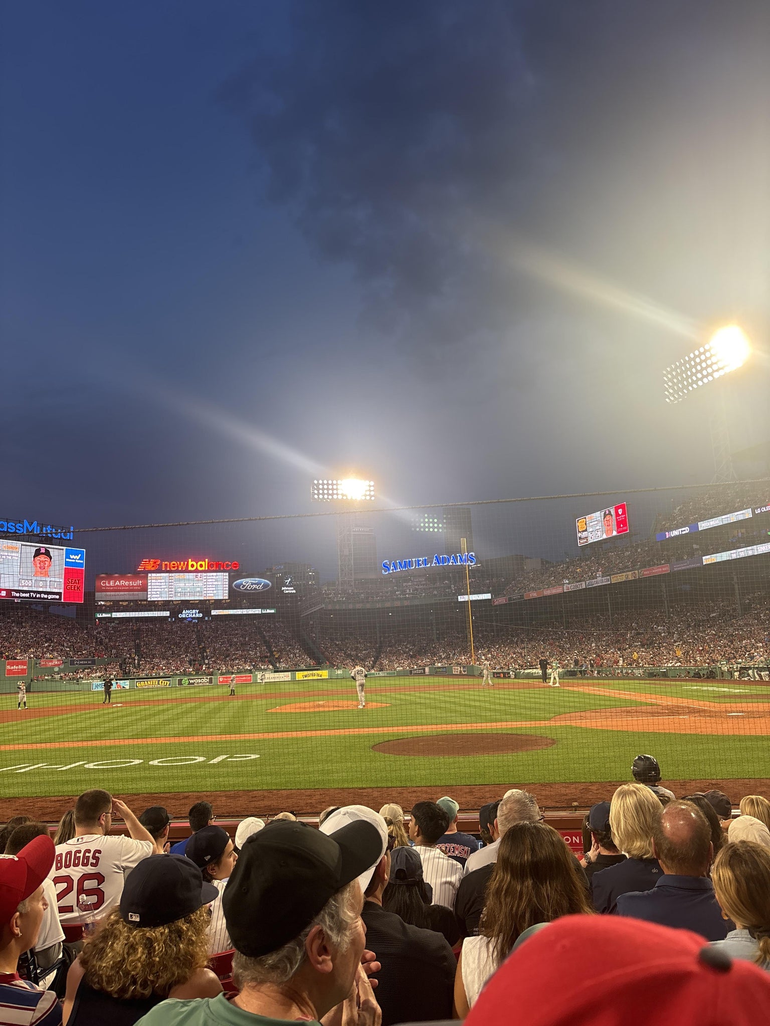 Real Fan View taken from Field Box 56 at Fenway Park by Morgan O
