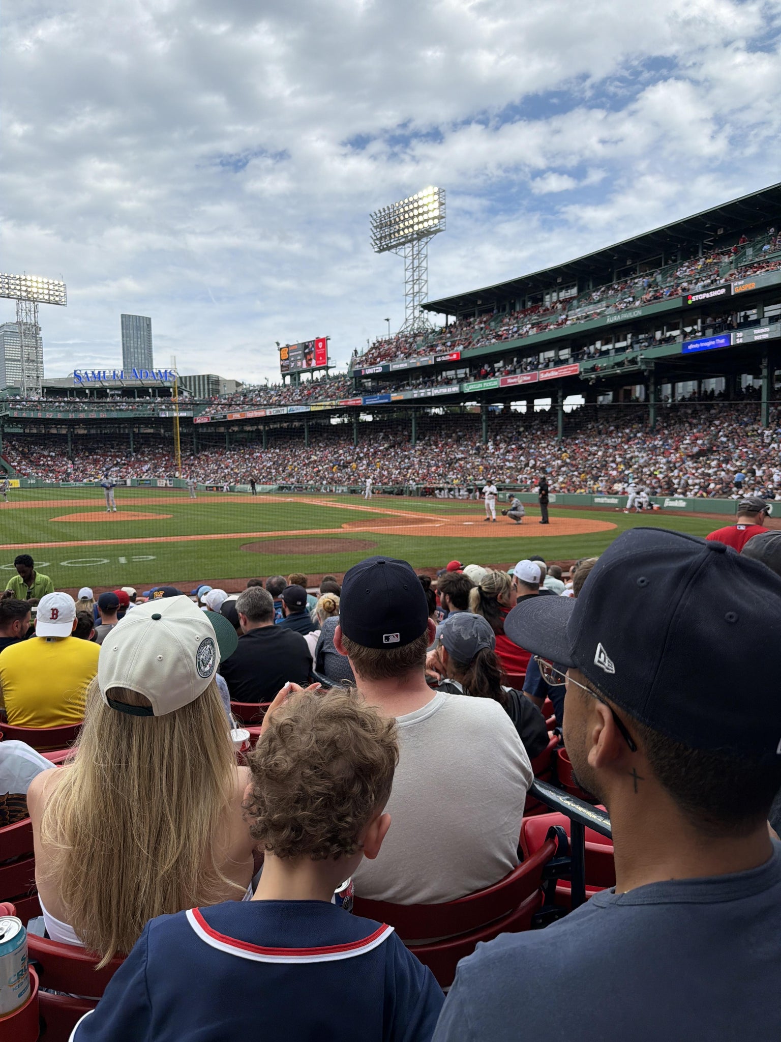 Real Fan View taken from Field Box 58 at Fenway Park by Joel C