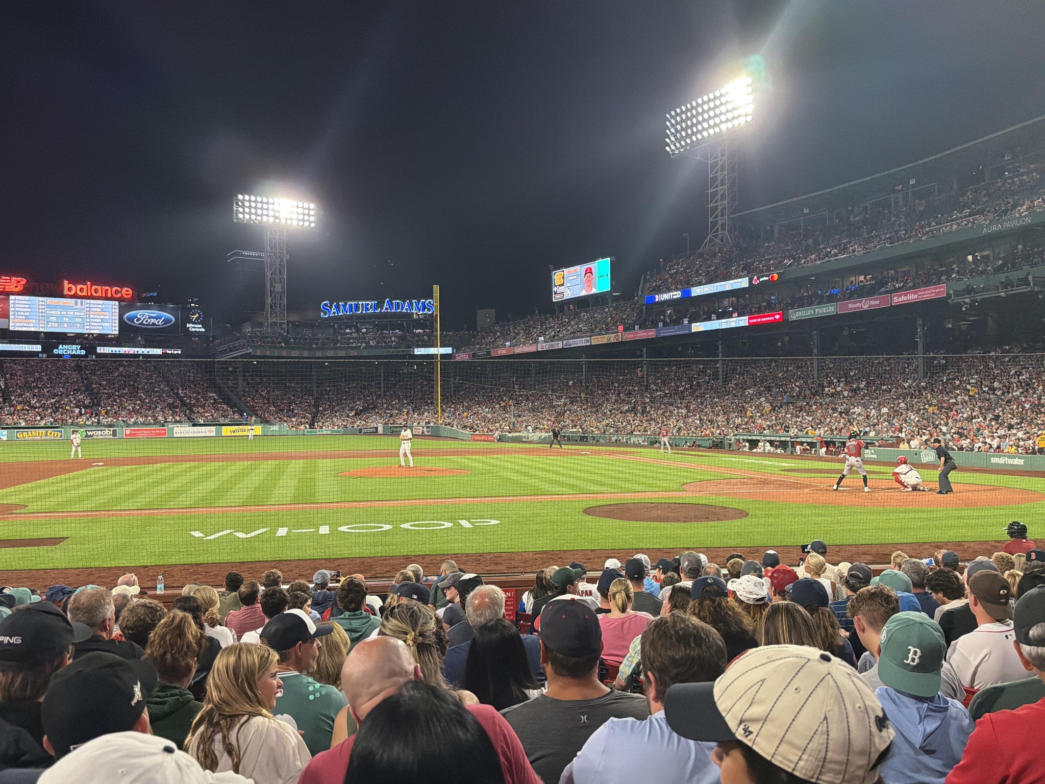 Real Fan View taken from Field Box 59 at Fenway Park by Drue H