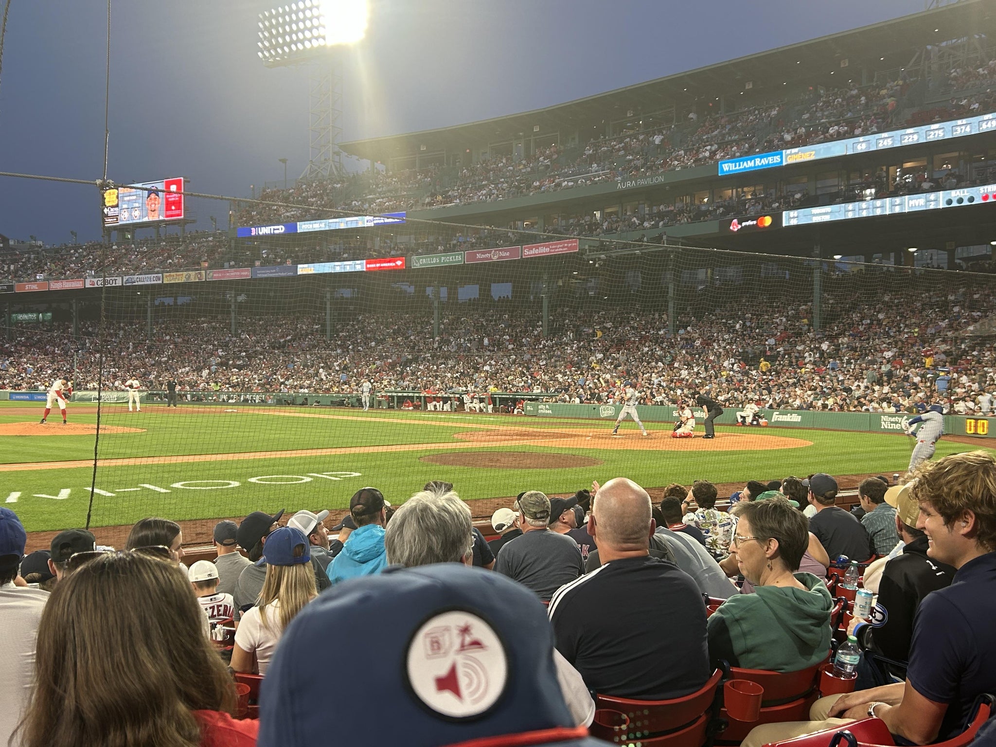 Real Fan View taken from Field Box 62 at Fenway Park by Anonymous User