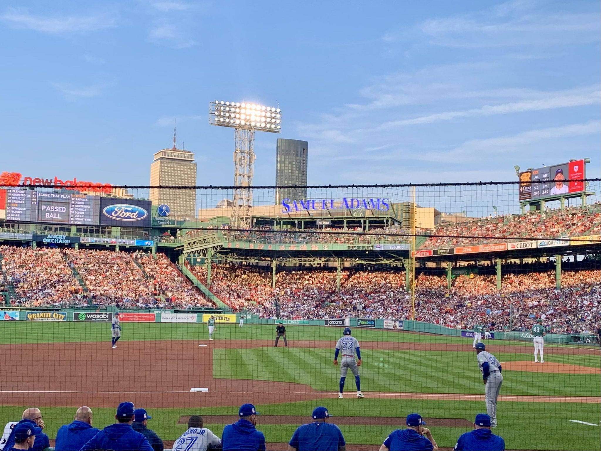 Real Fan View taken from Field Box 64 at Fenway Park by Brandon T