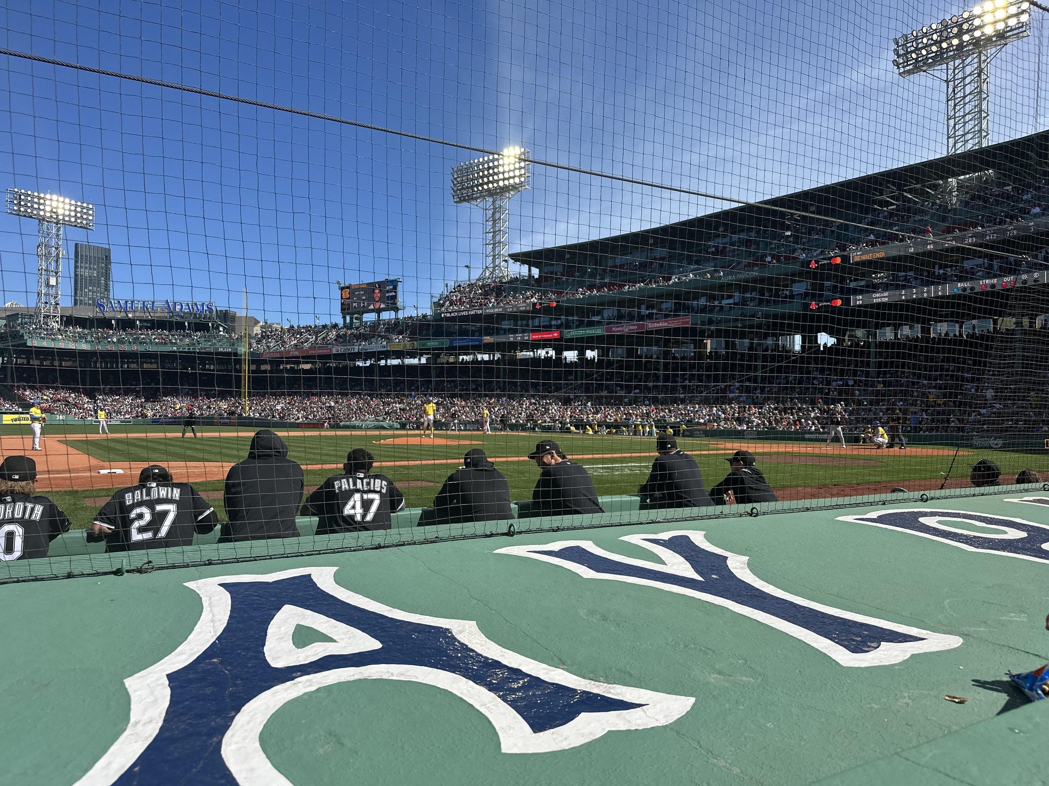 Real Fan View taken from Field Box 65 at Fenway Park by John O