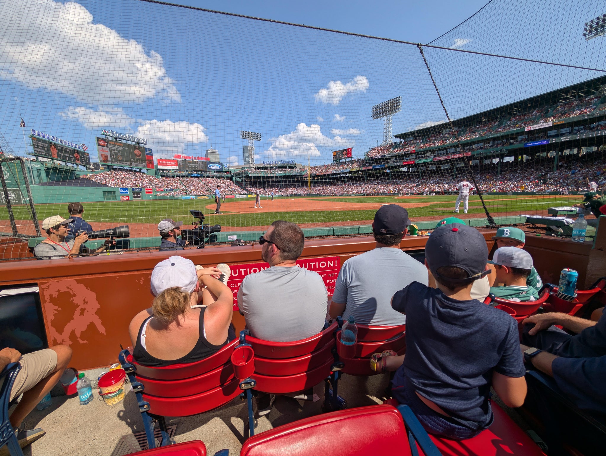 Vue réelle des fans prise de la Field Box 69 au site Fenway Park par Anonymous User