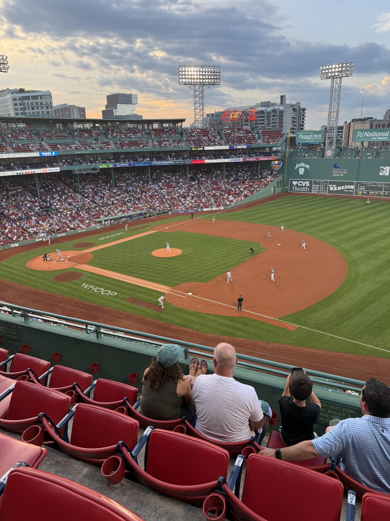 Real Fan View taken from Field Box 69 at Fenway Park by William V