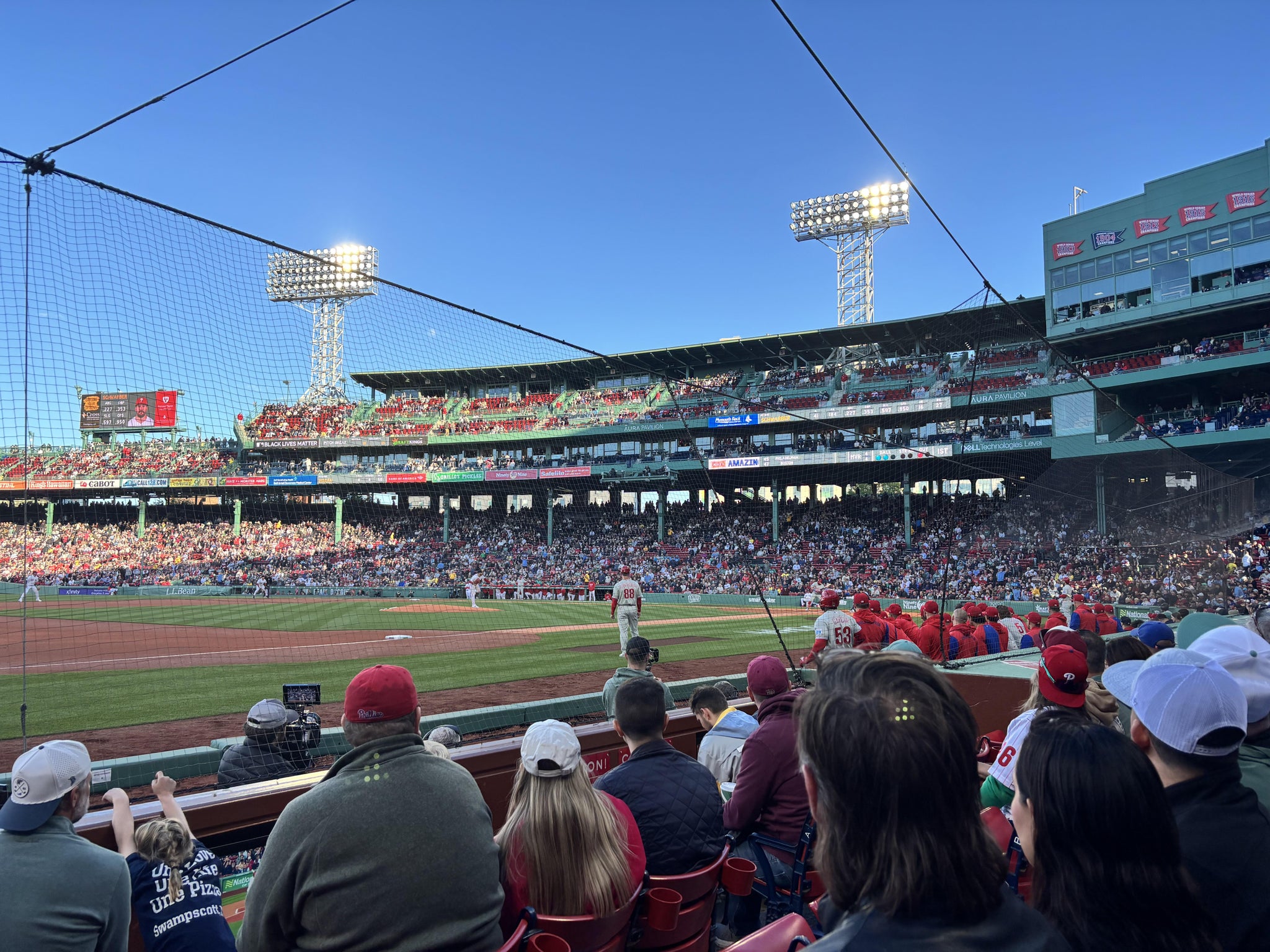 Real Fan View taken from Field Box 71 at Fenway Park by Jeanluc B
