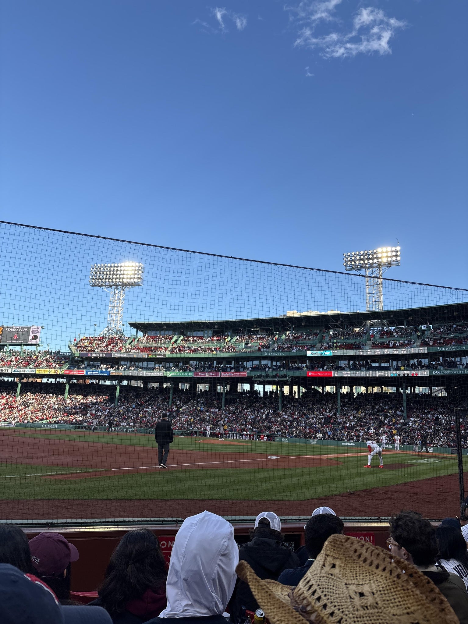 Real Fan View taken from Field Box 74 at Fenway Park by Edmund F