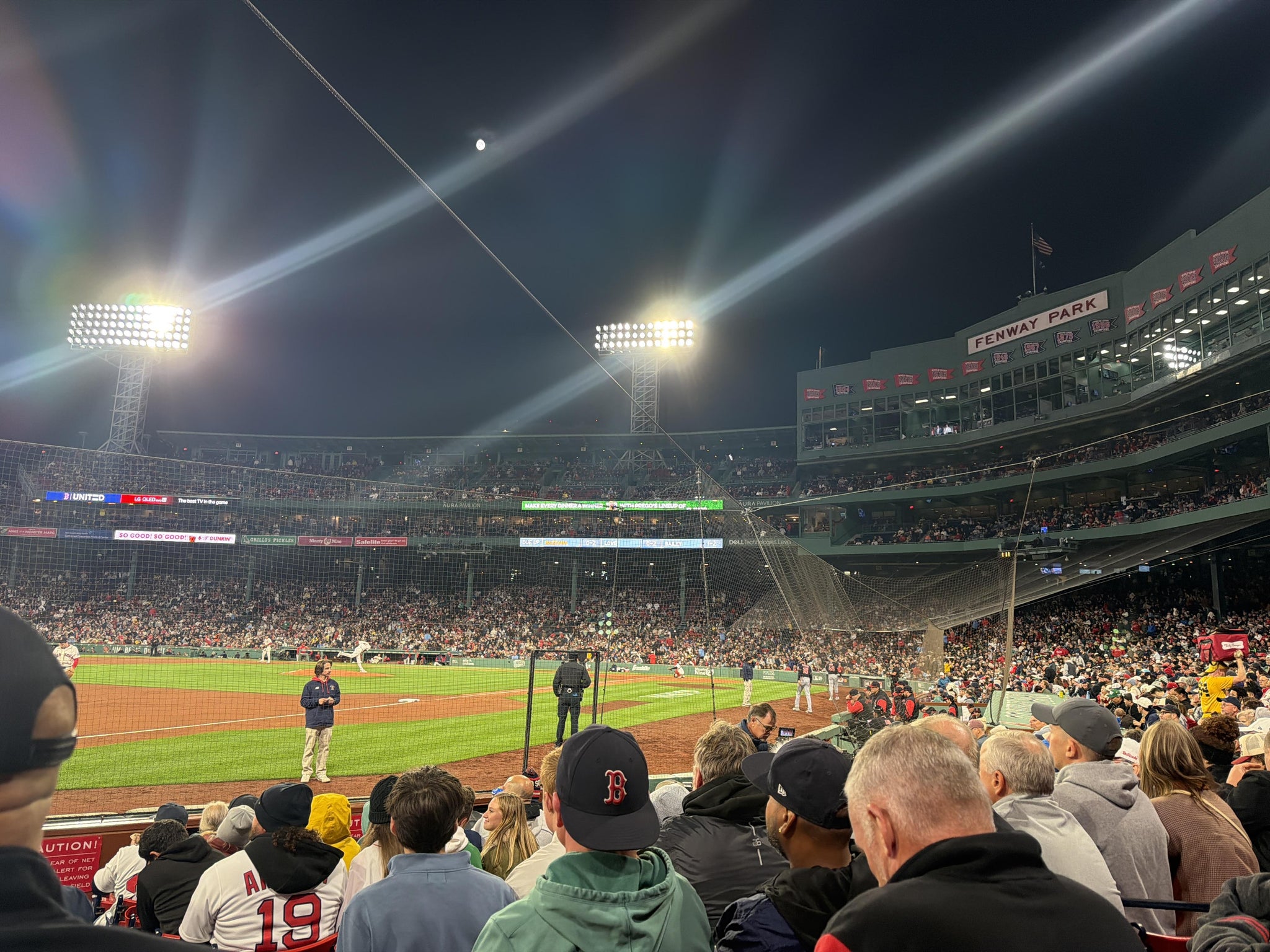 Real Fan View taken from Field Box 74 at Fenway Park by Vita M