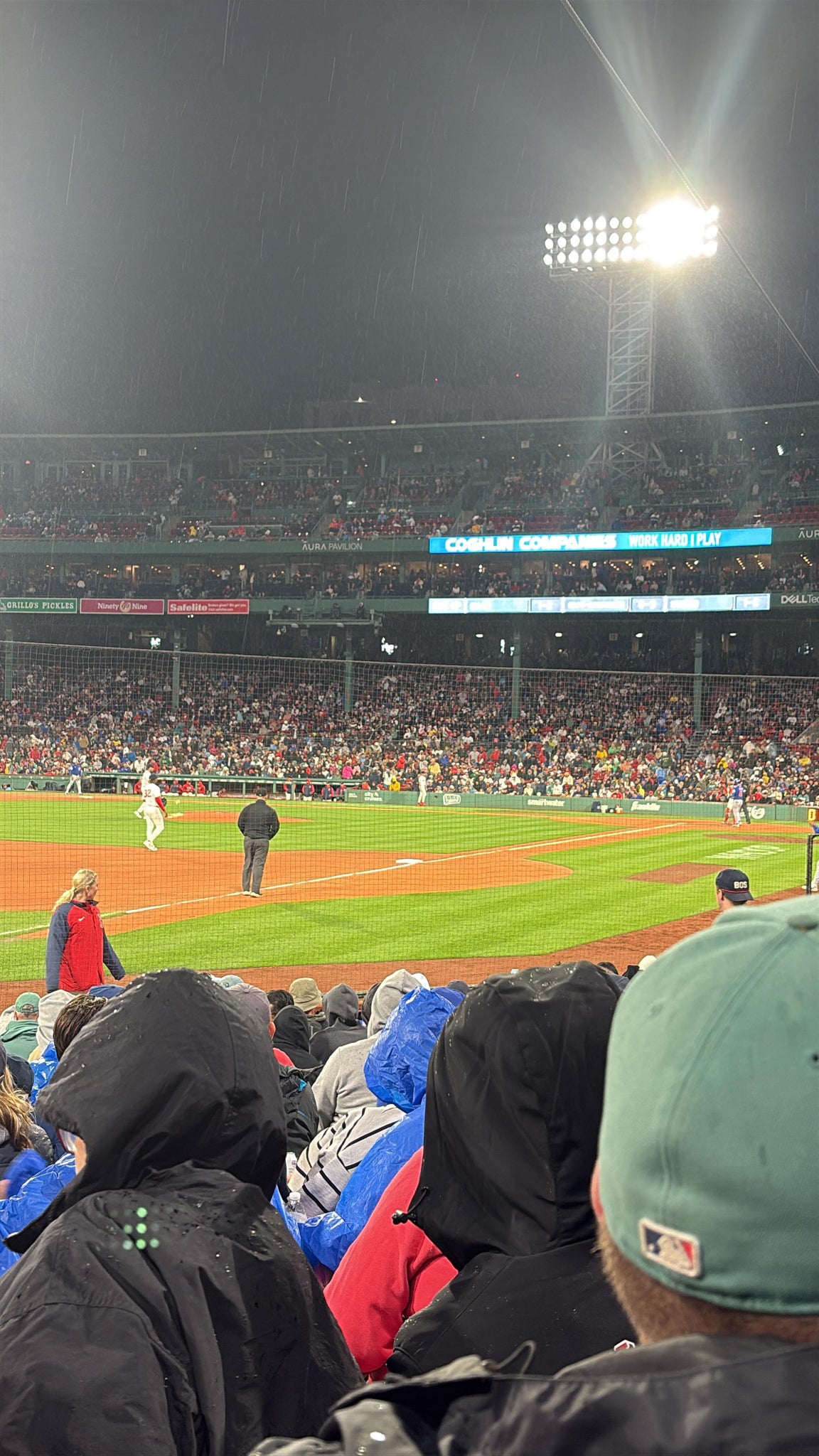 Real Fan View taken from Field Box 77 at Fenway Park by Jason M