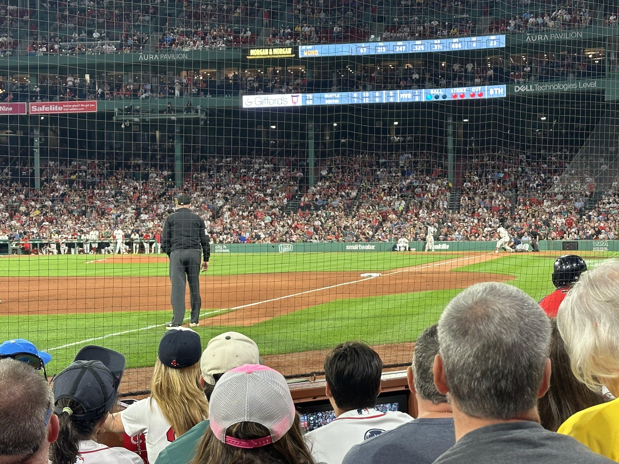 Real Fan View taken from Field Box 78 at Fenway Park by Spring H
