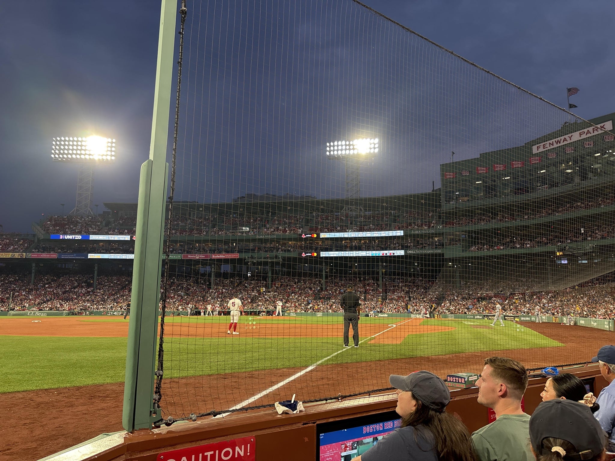 Real Fan View taken from Field Box 79 at Fenway Park by Joe L