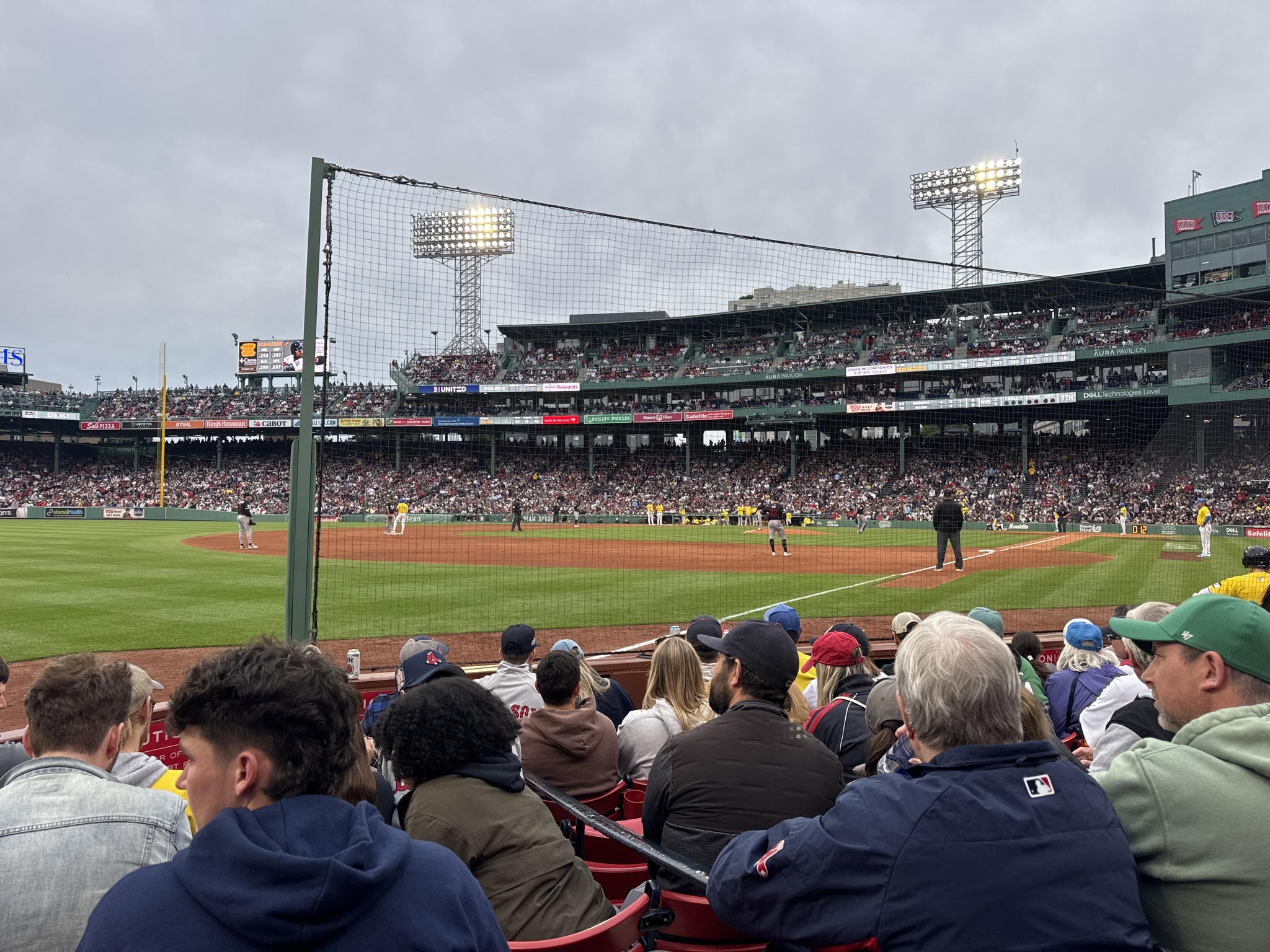 Real Fan View taken from Field Box 79 at Fenway Park by Ann W