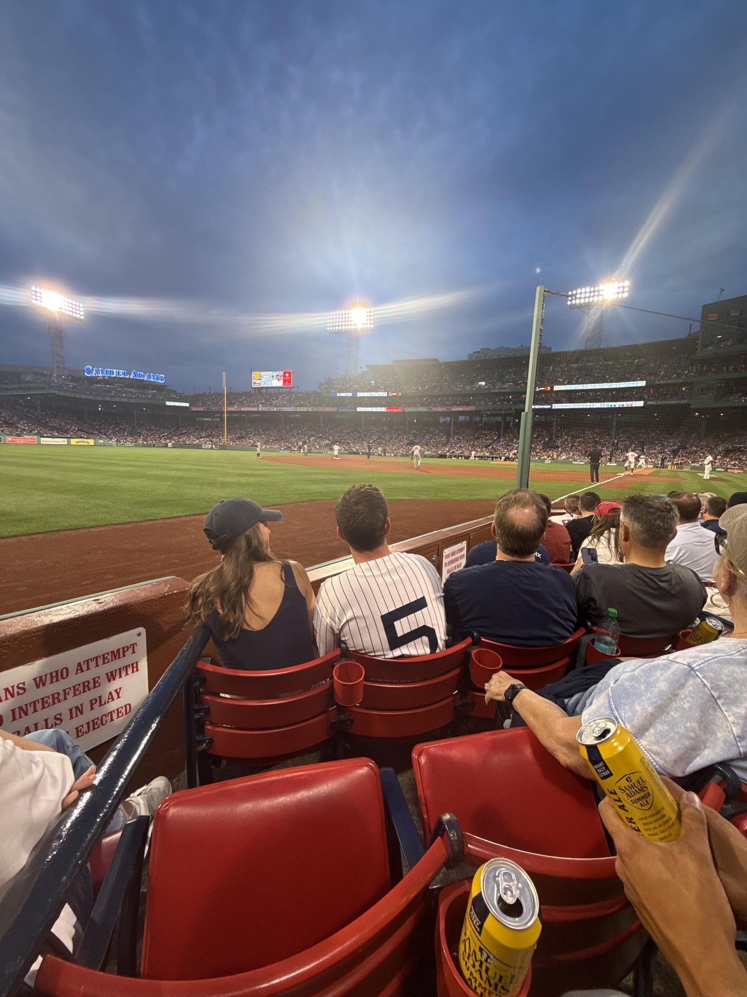 Real Fan View taken from Field Box 80 at Fenway Park by Anonymous User