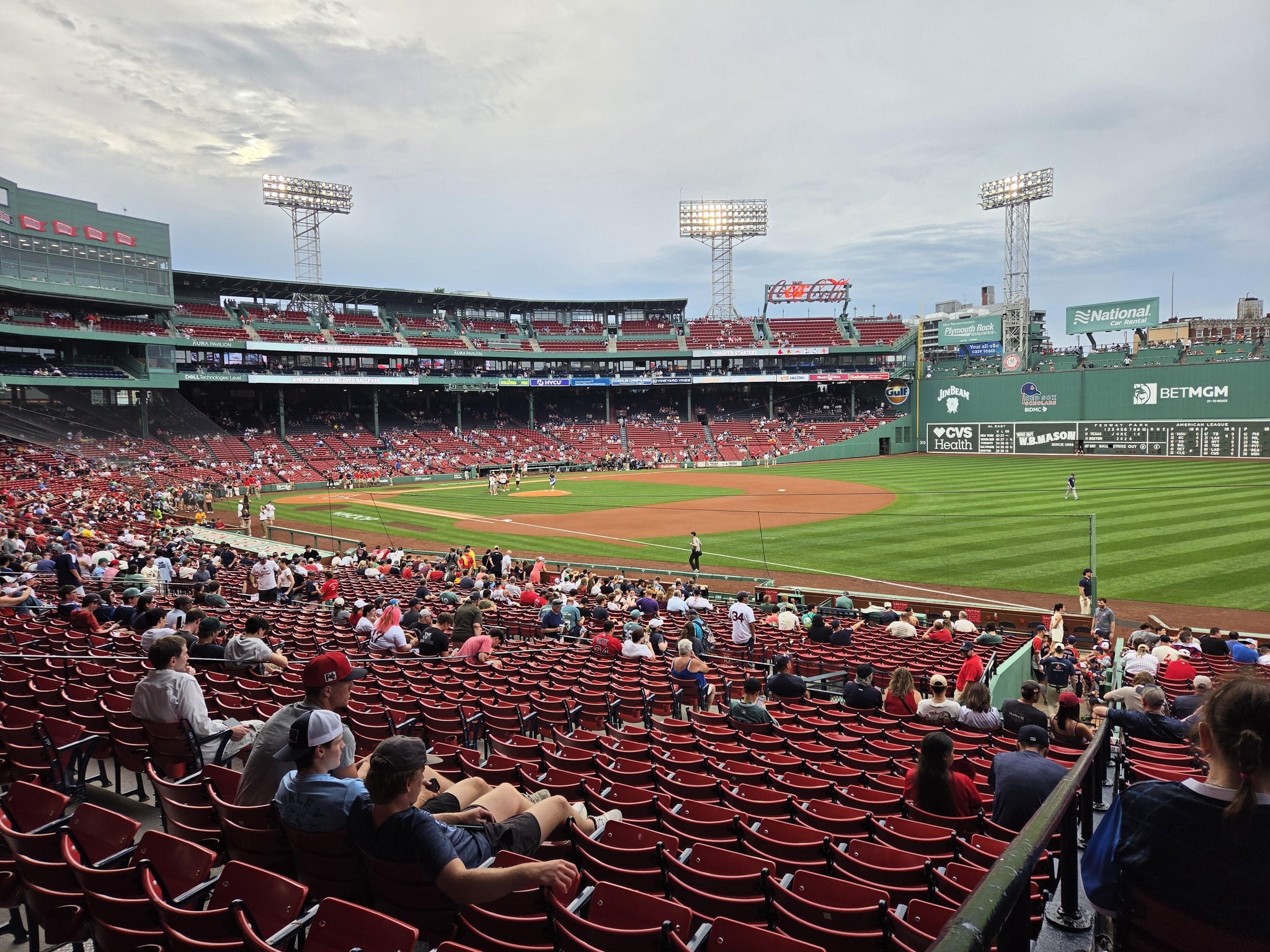 Real Fan View taken from Grandstand 10 at Fenway Park by Brett S