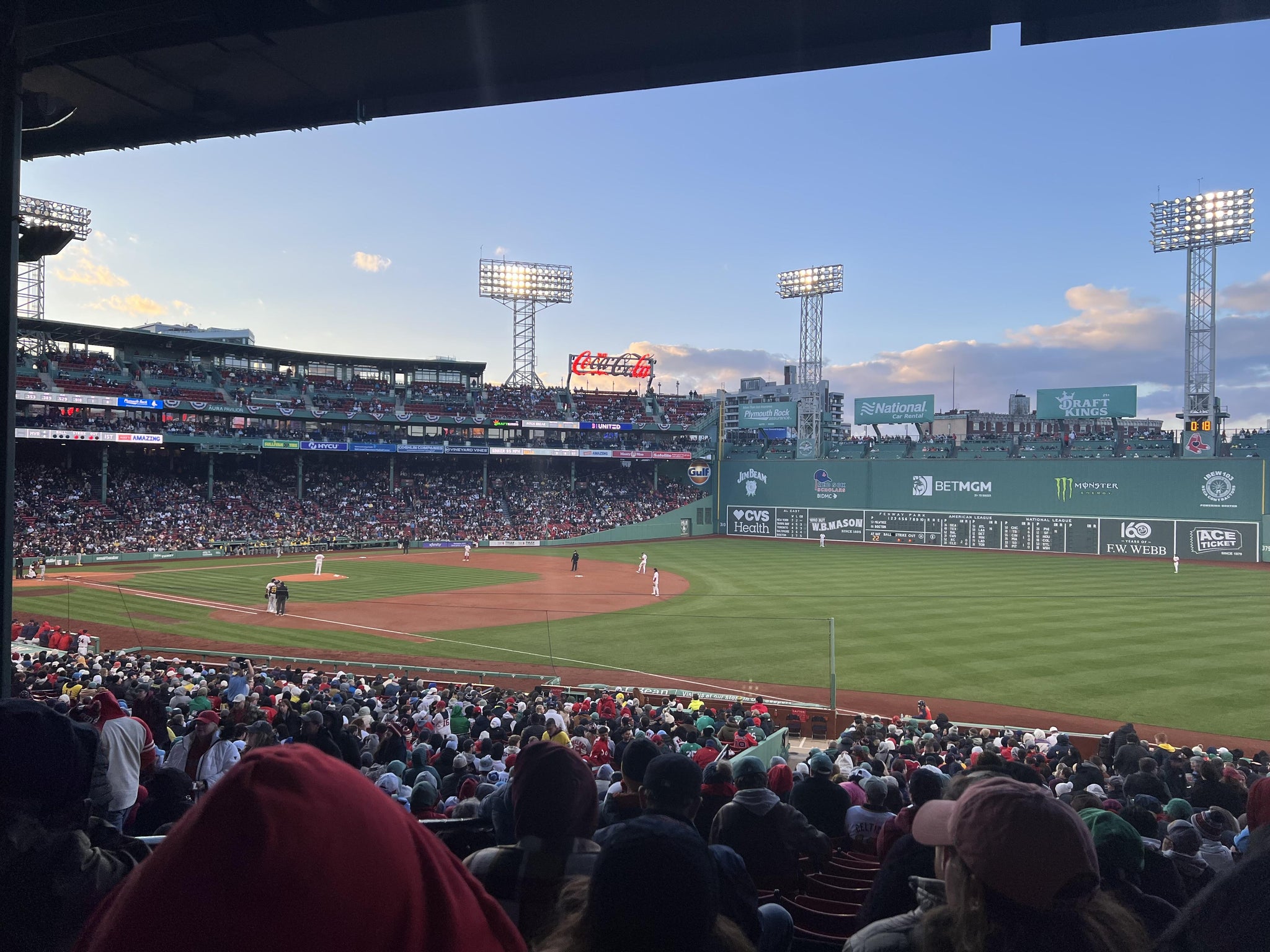 Real Fan View taken from Grandstand 10 at Fenway Park by Matthew U