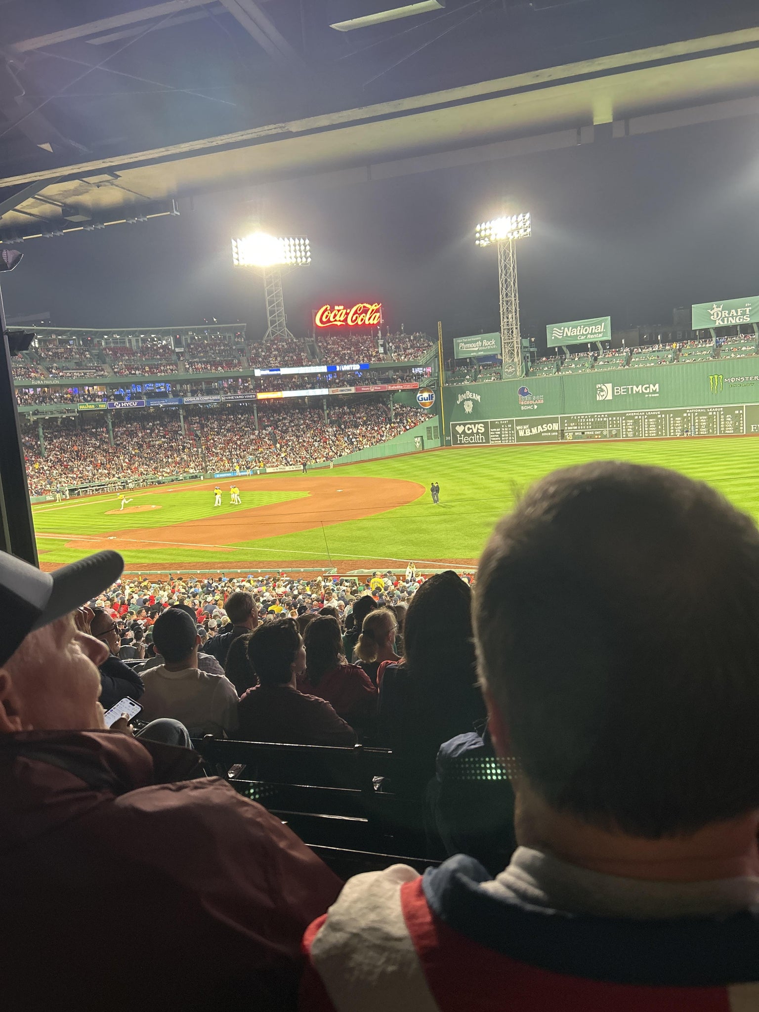 Real Fan View taken from Grandstand 10 at Fenway Park by Shawn B