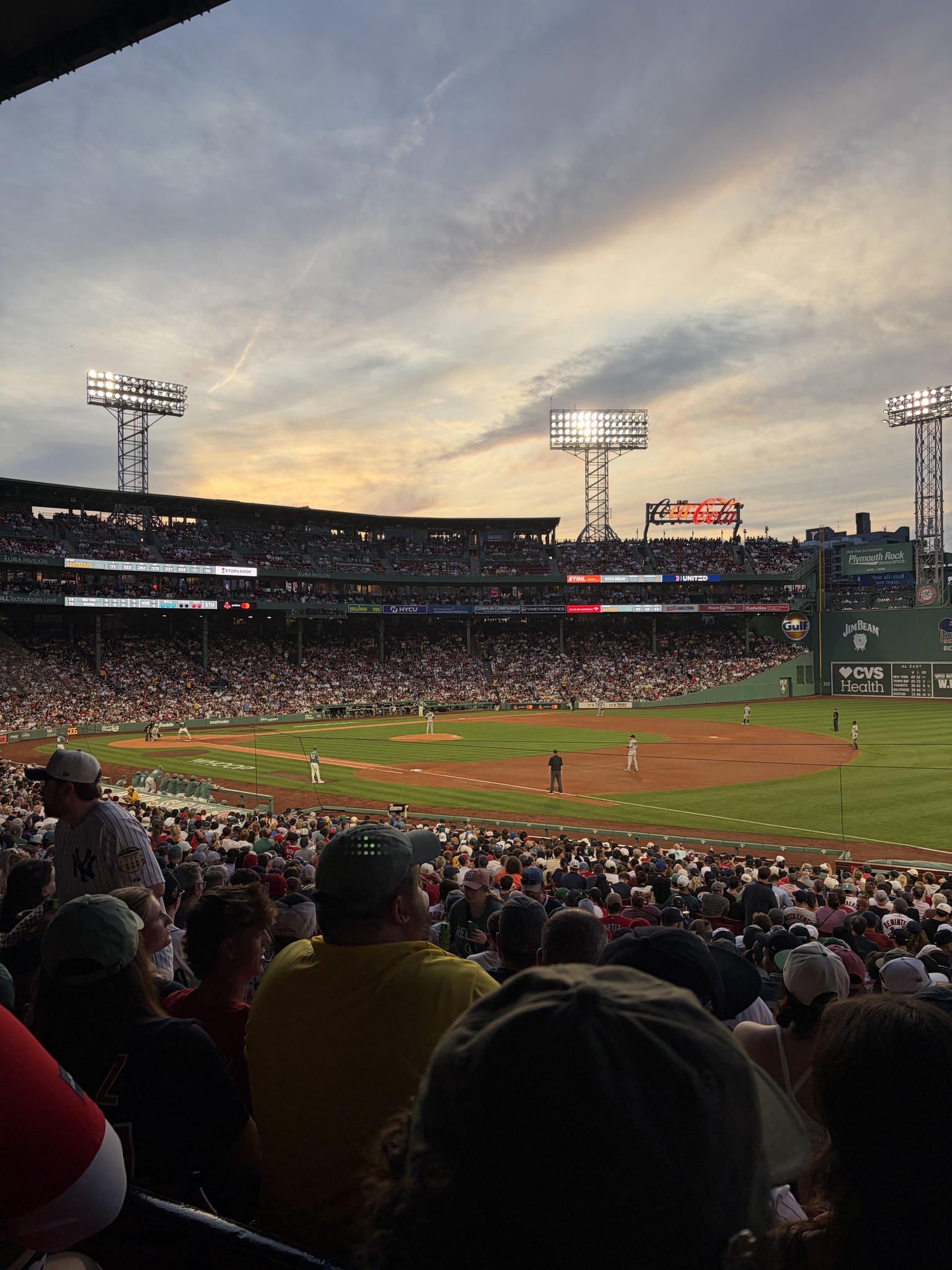 Real Fan View taken from Grandstand 11 at Fenway Park by Max V