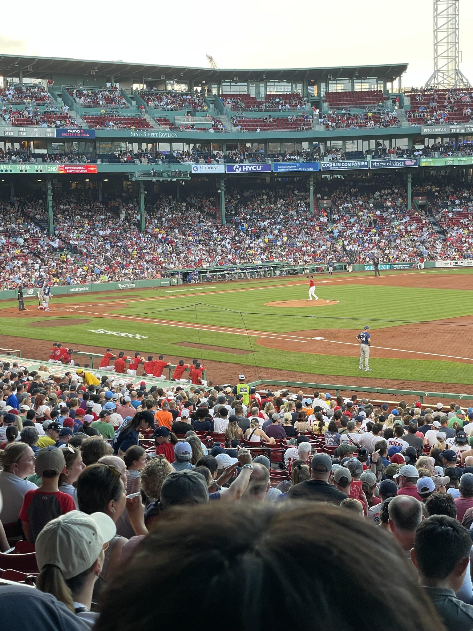 Real Fan View taken from Grandstand 12 at Fenway Park by Kara B
