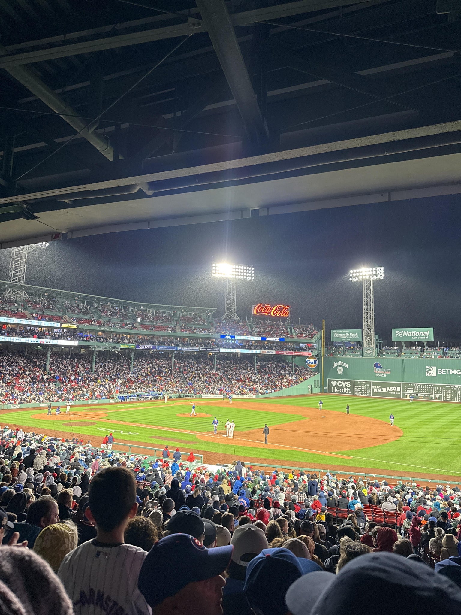 Real Fan View taken from Grandstand 13 at Fenway Park by Douglas K