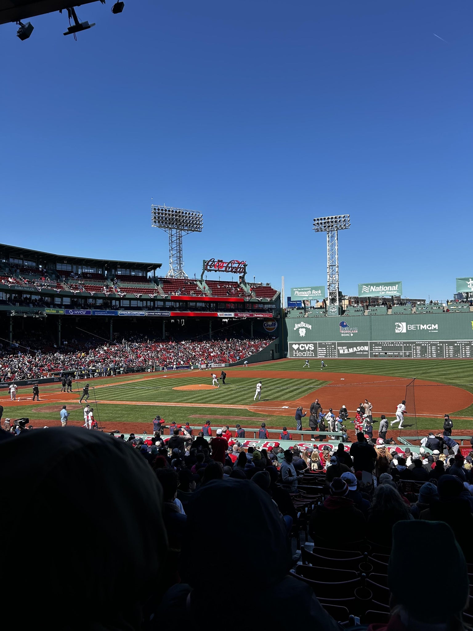 Real Fan View taken from Grandstand 14 at Fenway Park by Michael B