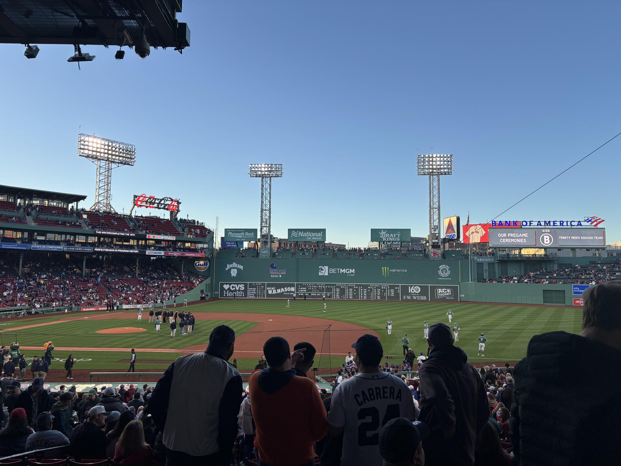 Real Fan View taken from Grandstand 14 at Fenway Park by Seulki K