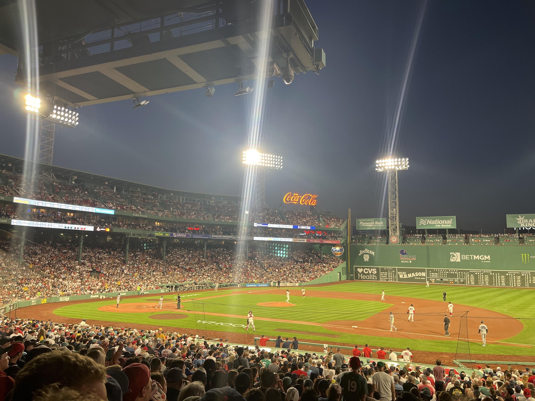 Real Fan View taken from Grandstand 14 at Fenway Park by Adam Y