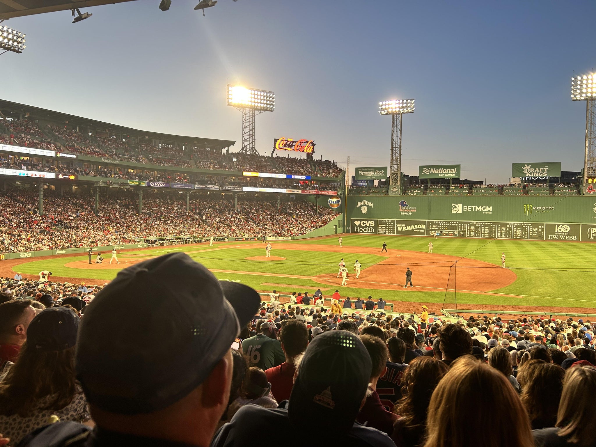Real Fan View taken from Grandstand 14 at Fenway Park by Liam C