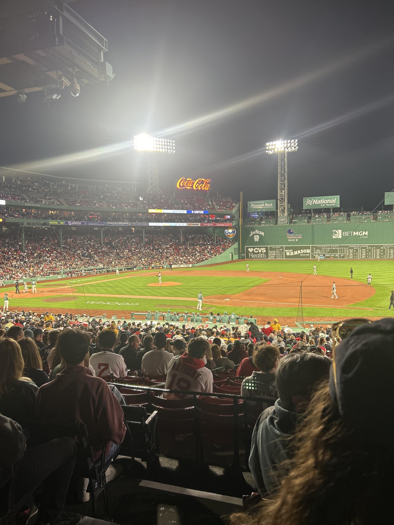 Real Fan View taken from Grandstand 14 at Fenway Park by Me