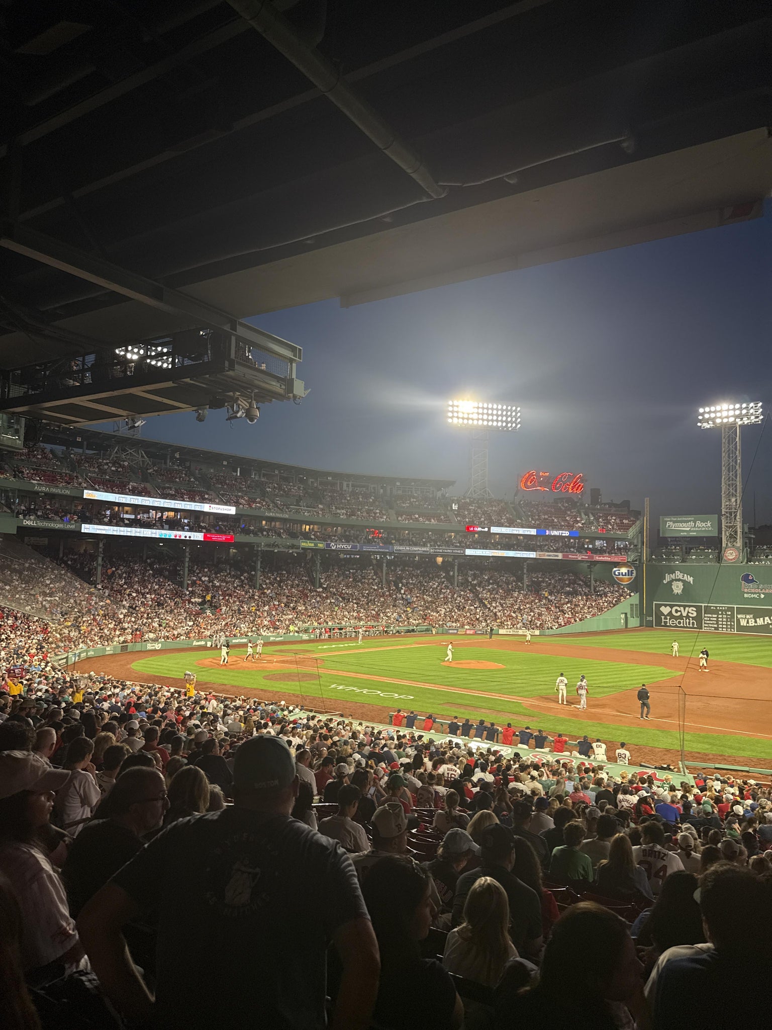 Real Fan View taken from Grandstand 14 at Fenway Park by Donovan O