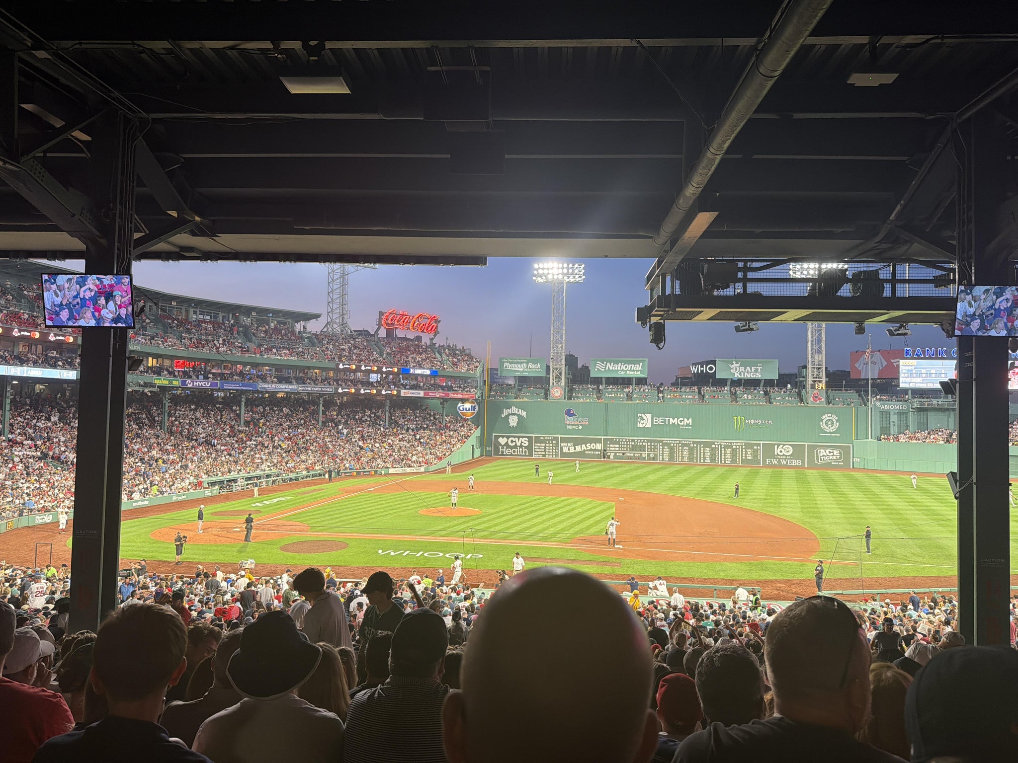 Real Fan View taken from Grandstand 15 at Fenway Park by Madison K