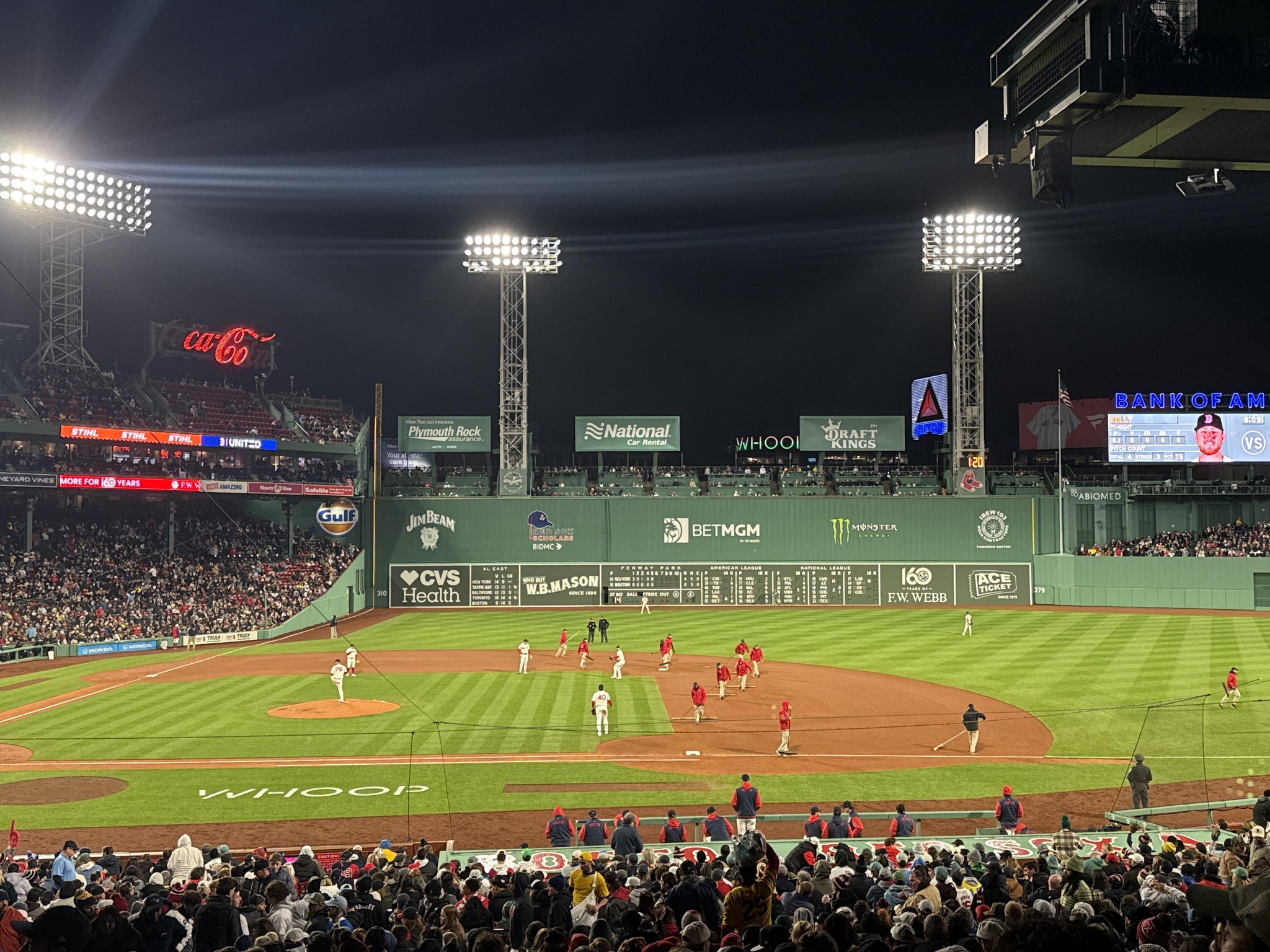 Real Fan View taken from Grandstand 15 at Fenway Park by David M