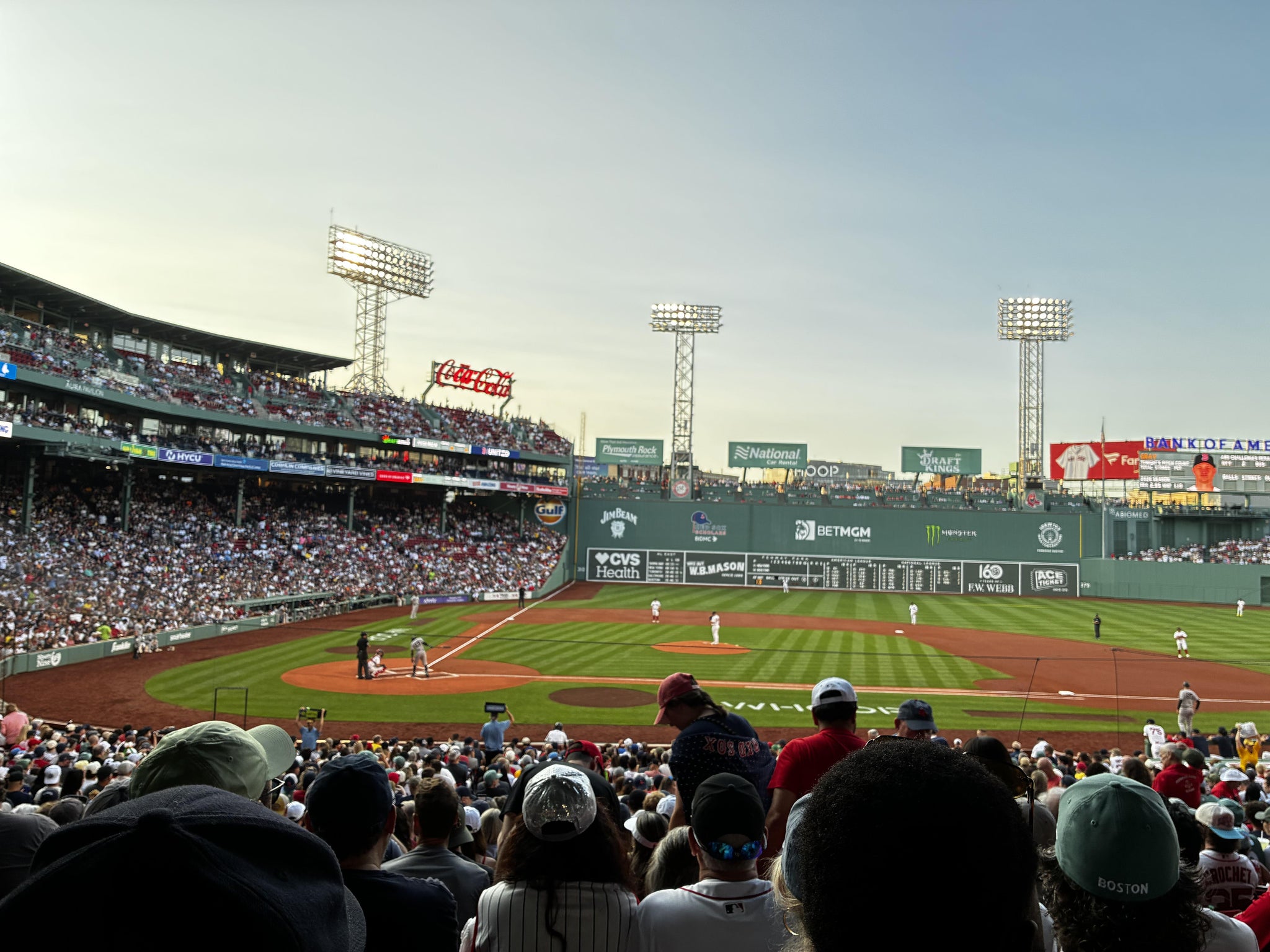 Real Fan View taken from Grandstand 16 at Fenway Park by Jen L