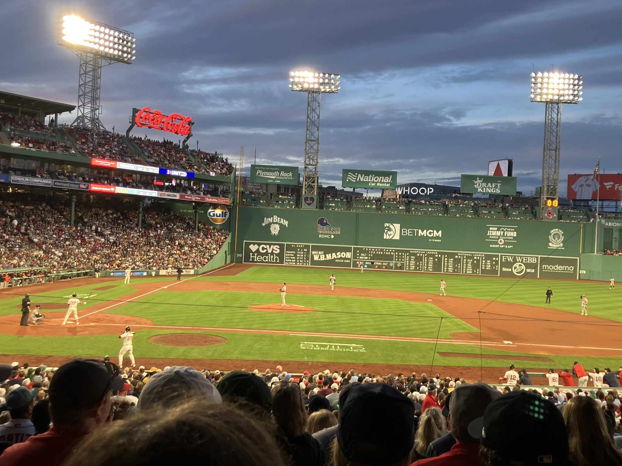 Real Fan View taken from Grandstand 16 at Fenway Park by James V