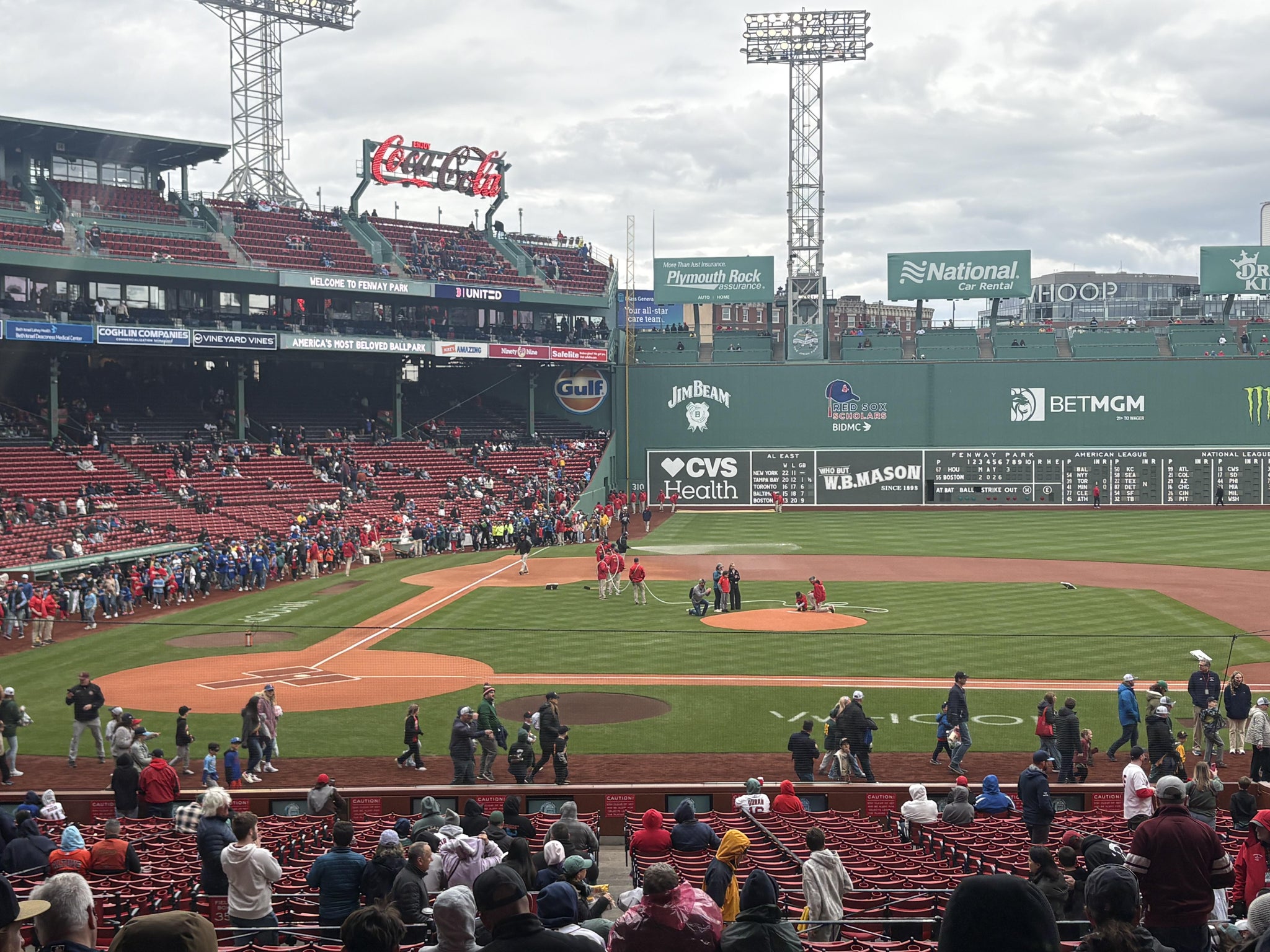 Real Fan View taken from Grandstand 16 at Fenway Park by Heidi M