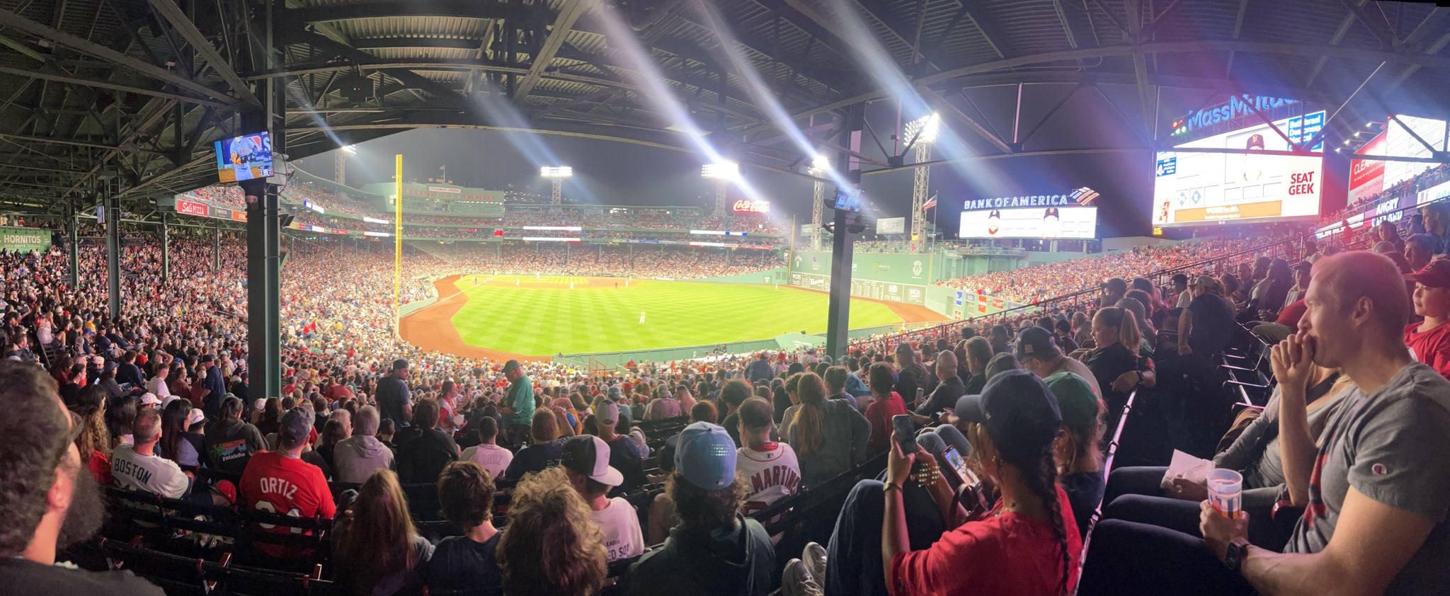 Real Fan View taken from Grandstand 2 at Fenway Park by Marco A