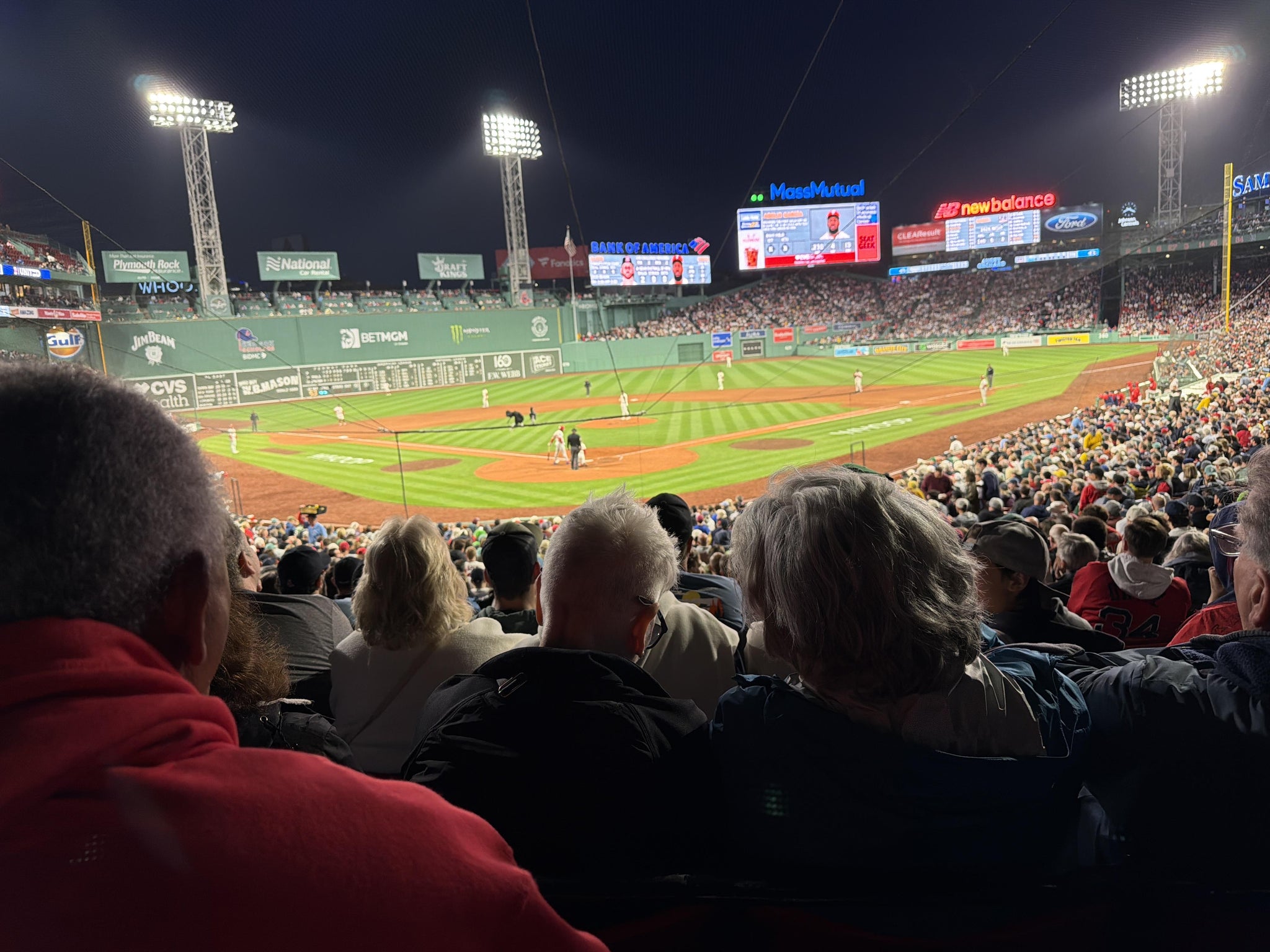 Real Fan View taken from Grandstand 20 at Fenway Park by Roan C