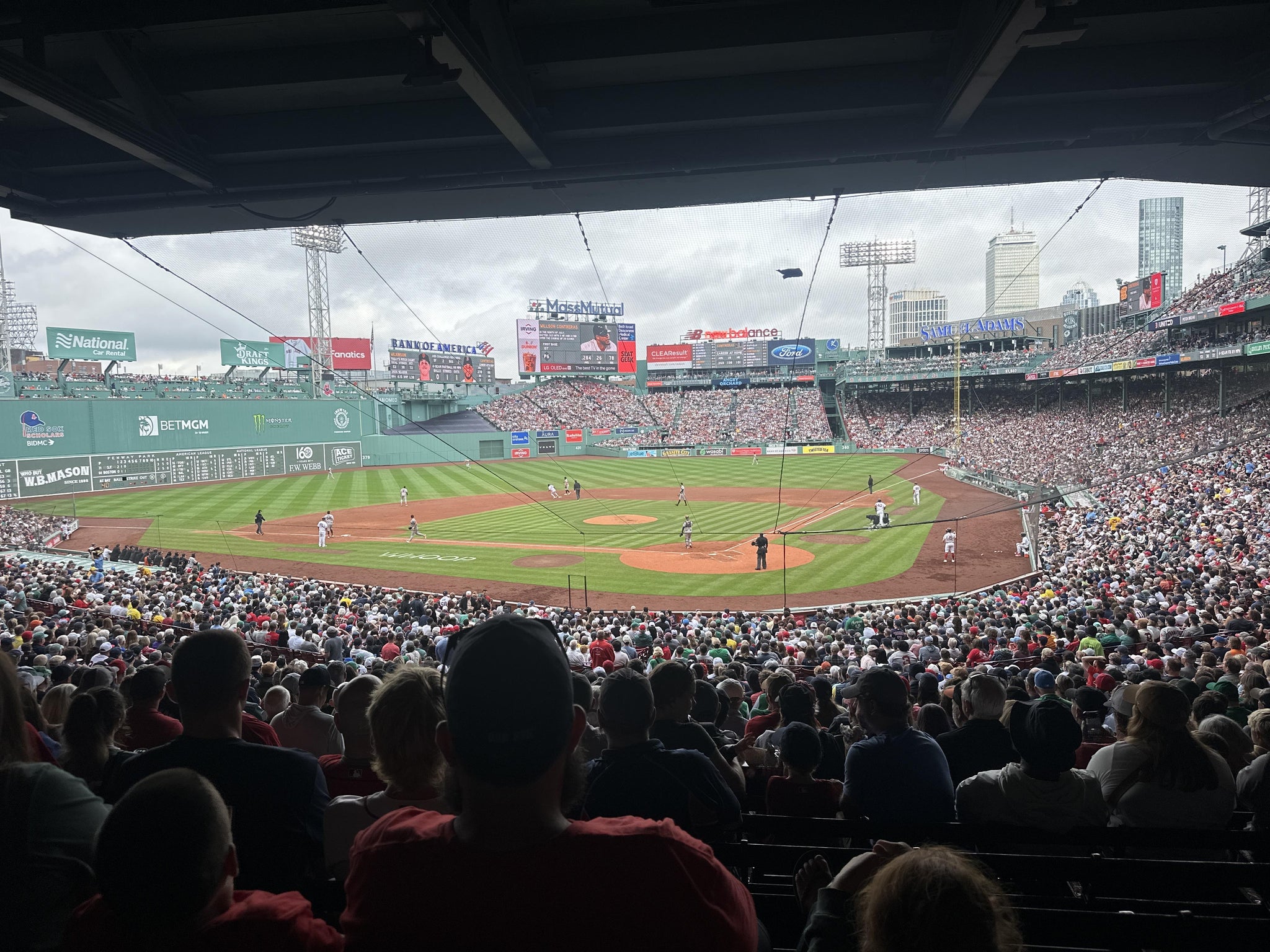 Real Fan View taken from Grandstand 22 at Fenway Park by Nicole A