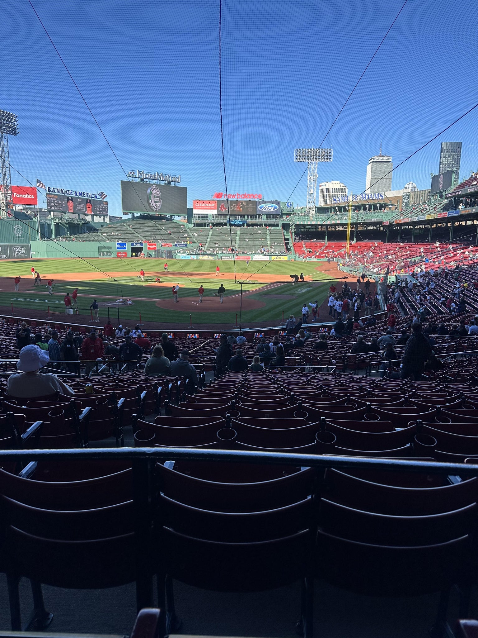 Real Fan View taken from Grandstand 22 at Fenway Park by Katya D