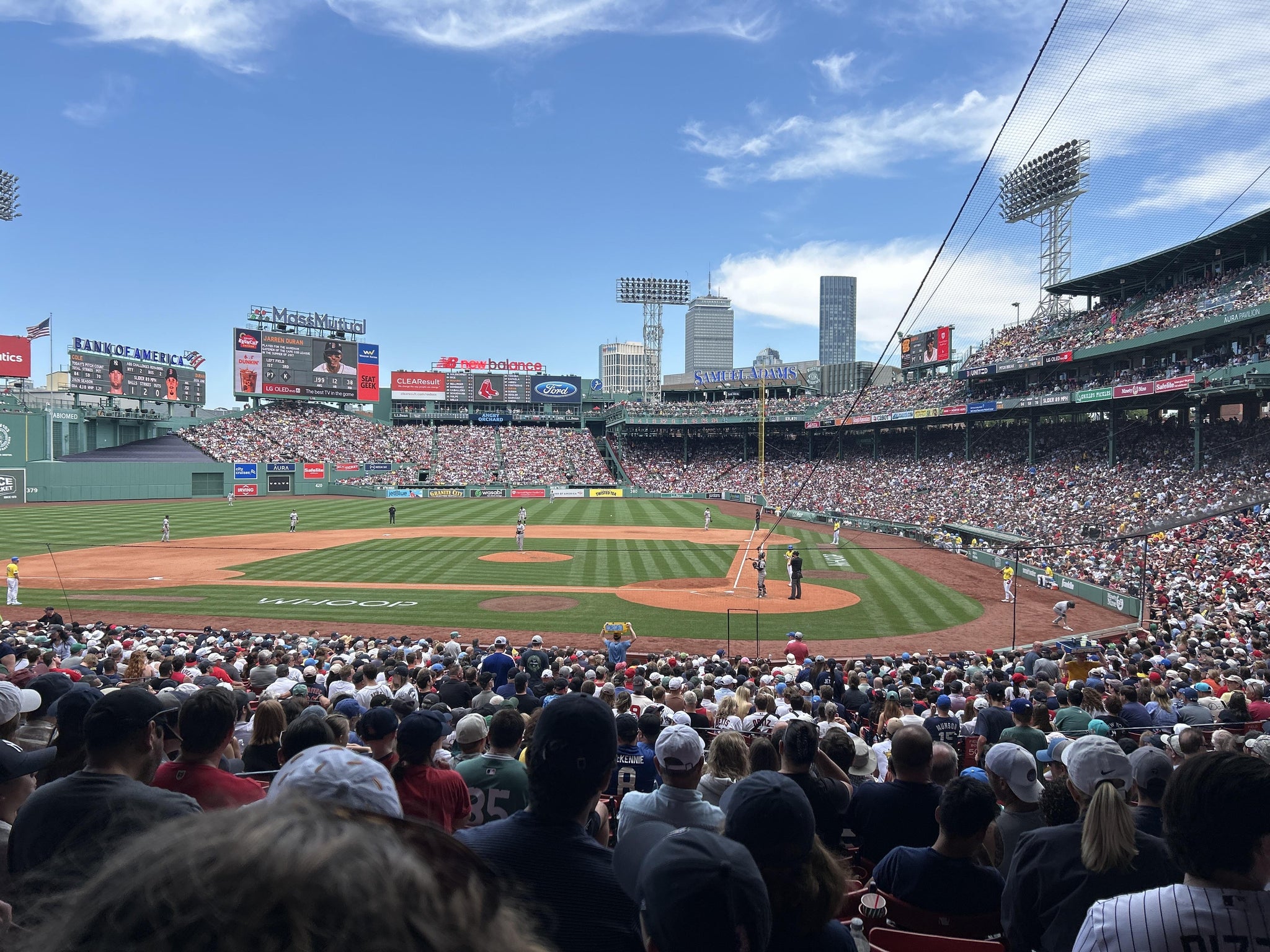 Real Fan View taken from Grandstand 24 at Fenway Park by Anonymous User