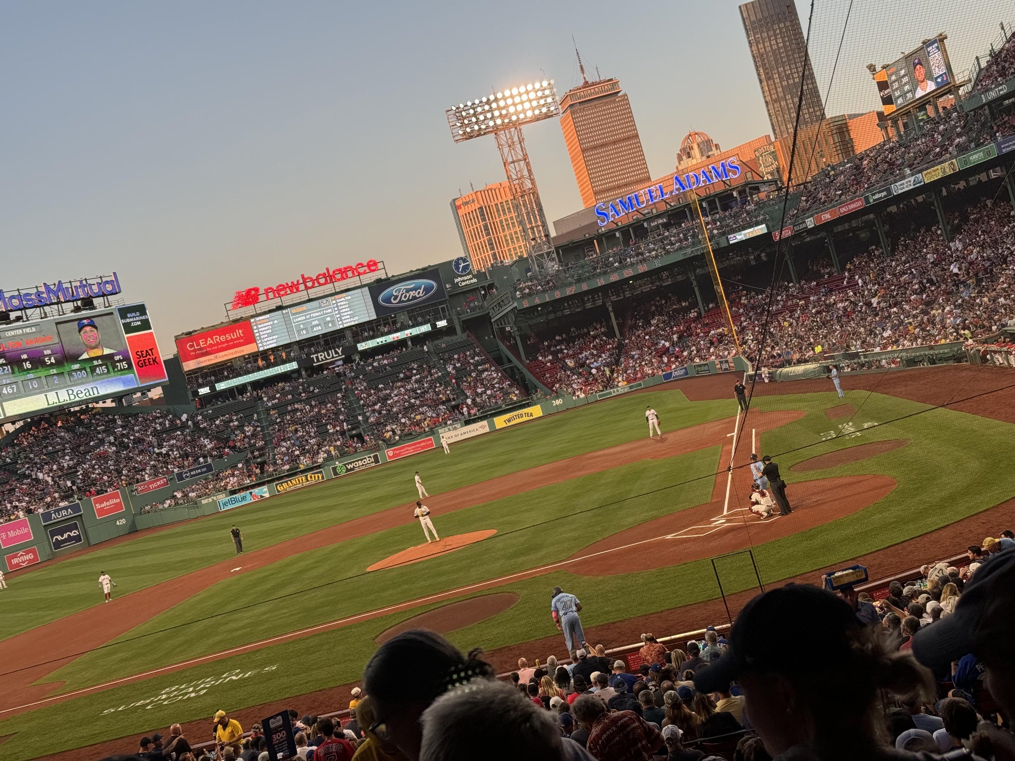 Real Fan View taken from Grandstand 24 at Fenway Park by Jeff C