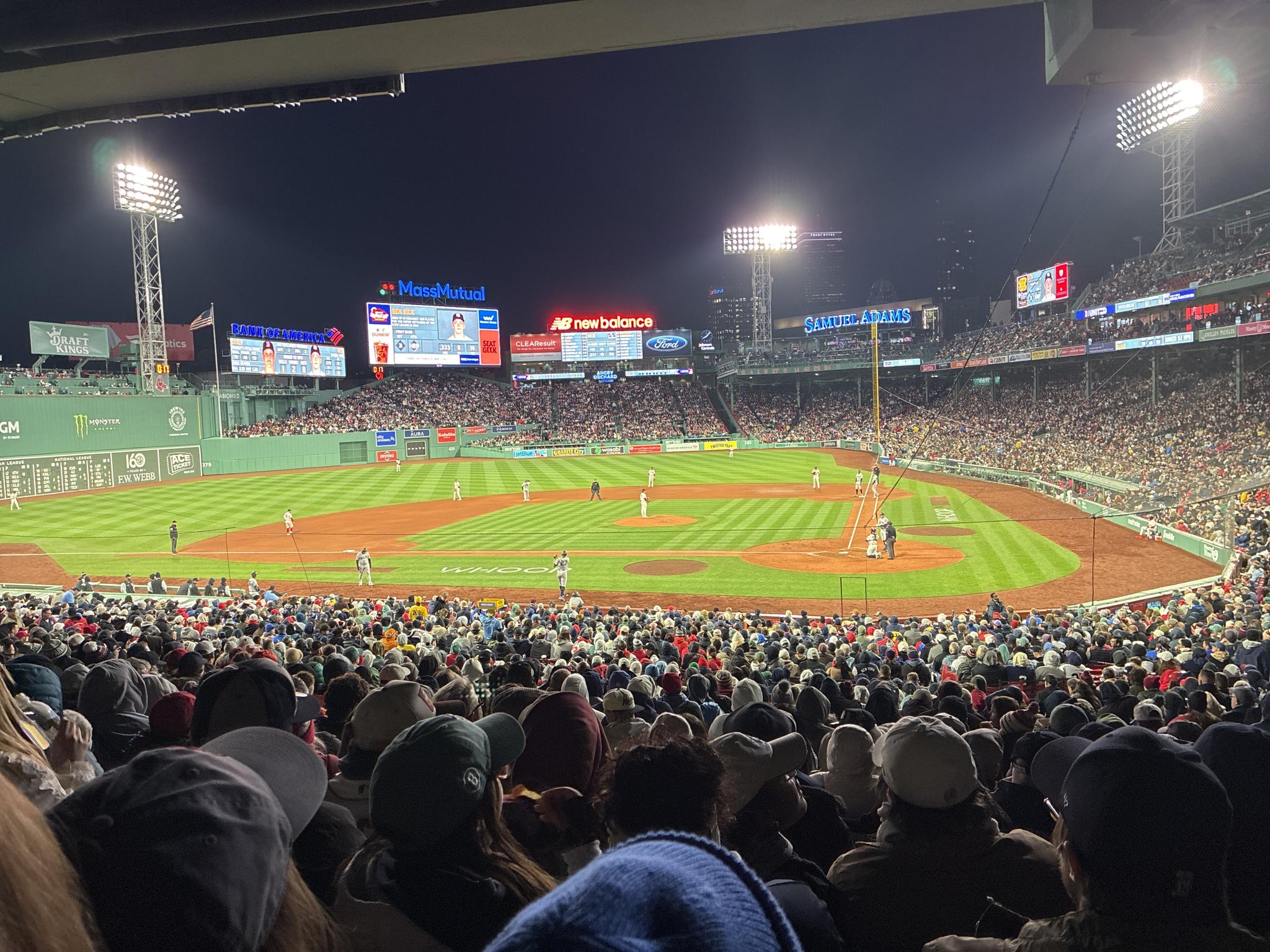 Real Fan View taken from Grandstand 24 at Fenway Park by Frank M