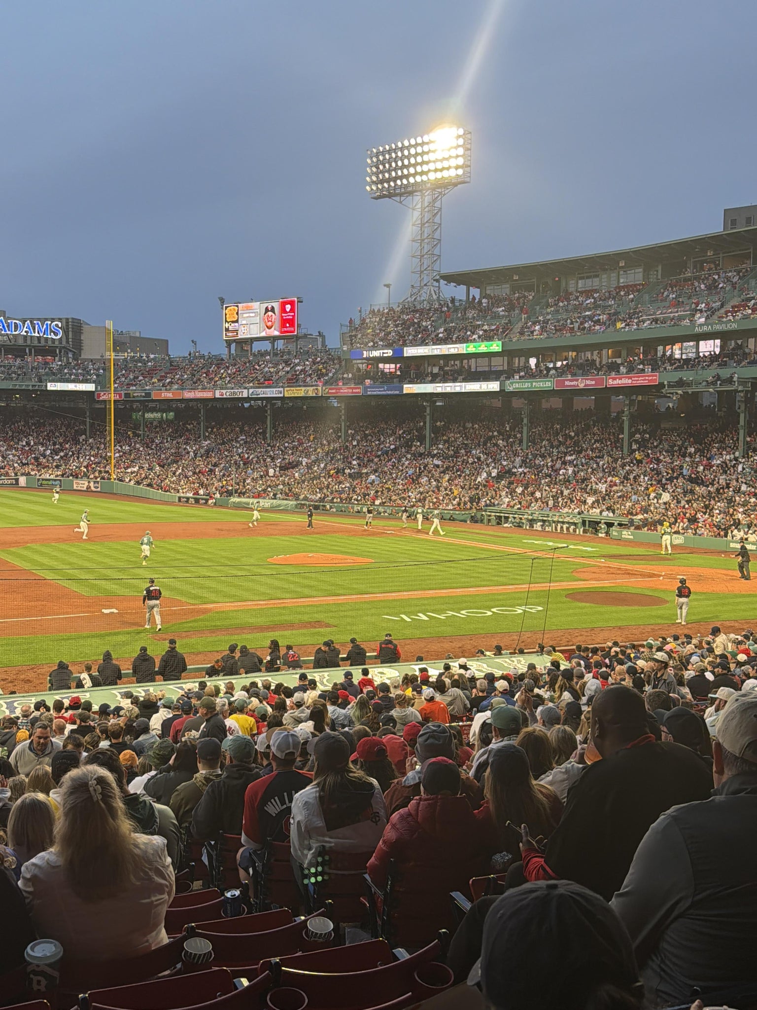 Real Fan View taken from Grandstand 27 at Fenway Park by John H